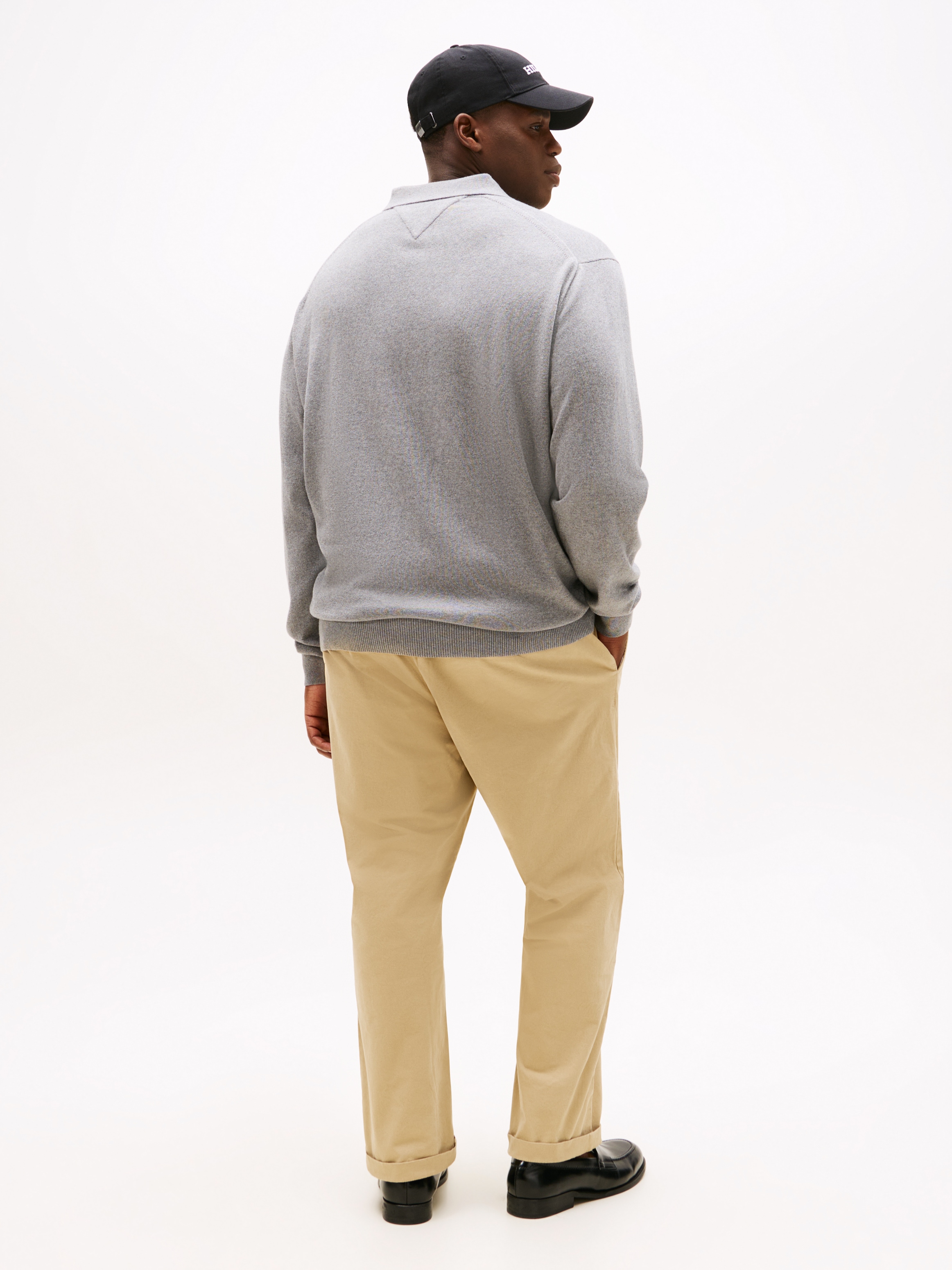 Tommy Hilfiger Big & Tall Polokragenpullover »BT-PIMA ORG CTN CASH«, Große Größen, regular fit, Polokragen