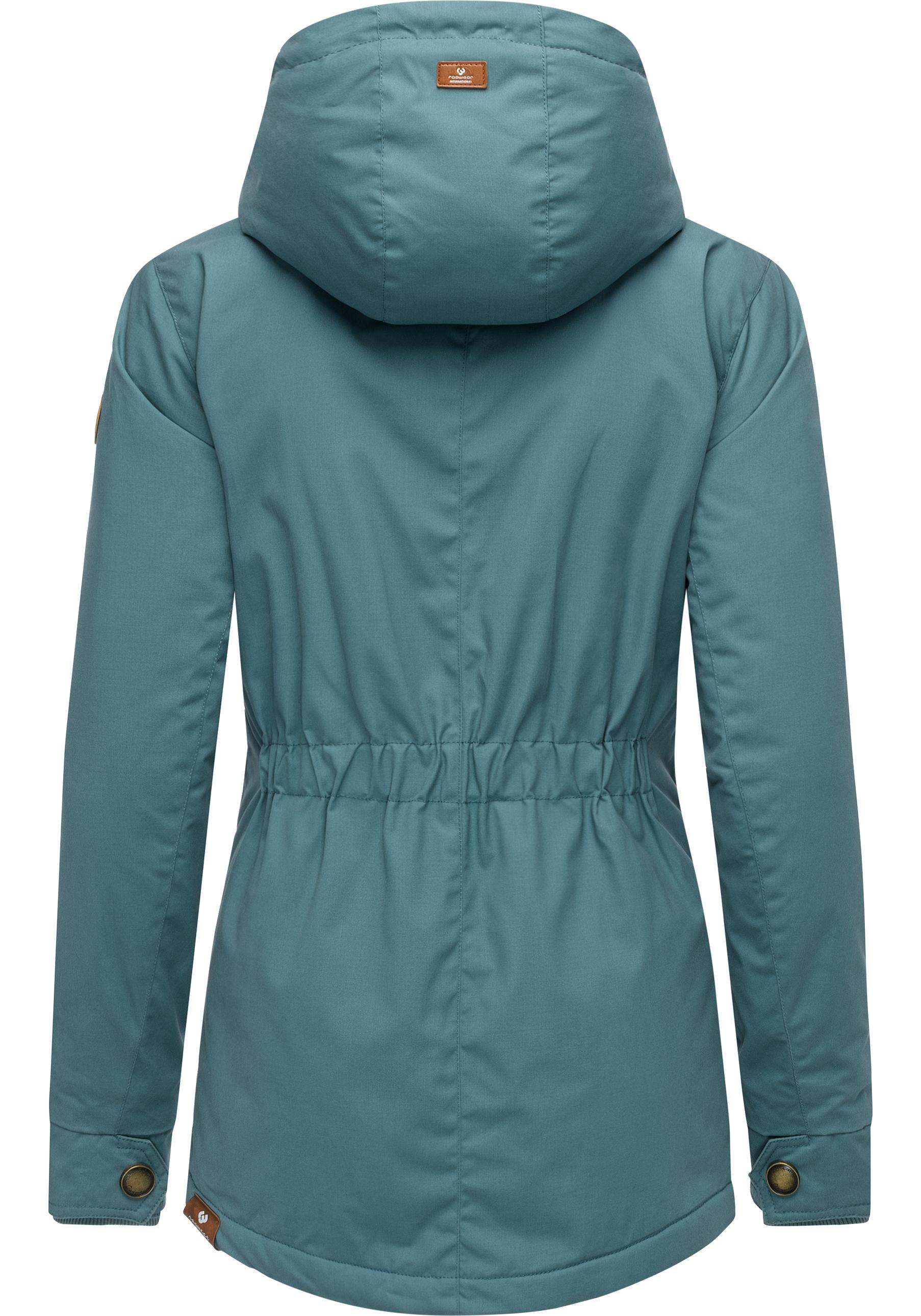 Thumbnail - Ragwear Winterjacke "Monade" mit Kapuze Damen Winterparka mit Kapuze und m. Fleece gefüttert