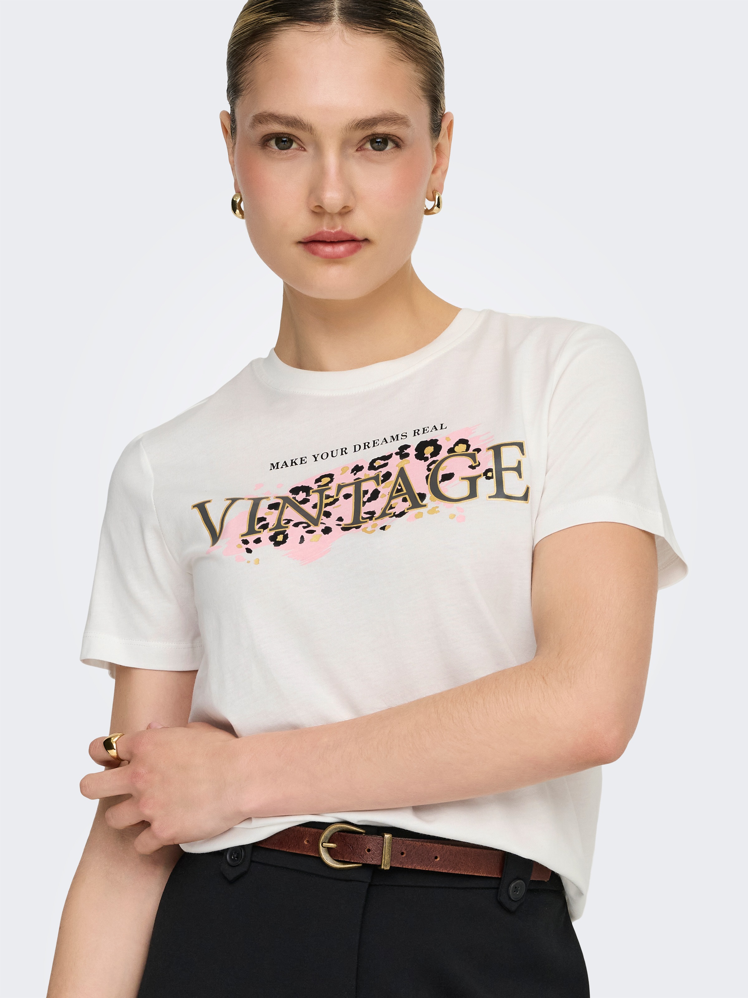 ONLY Kurzarmshirt "ONLFREEZE LIFE S/S HEART TEE BOX JRS" Baumwolle, regular günstig online kaufen