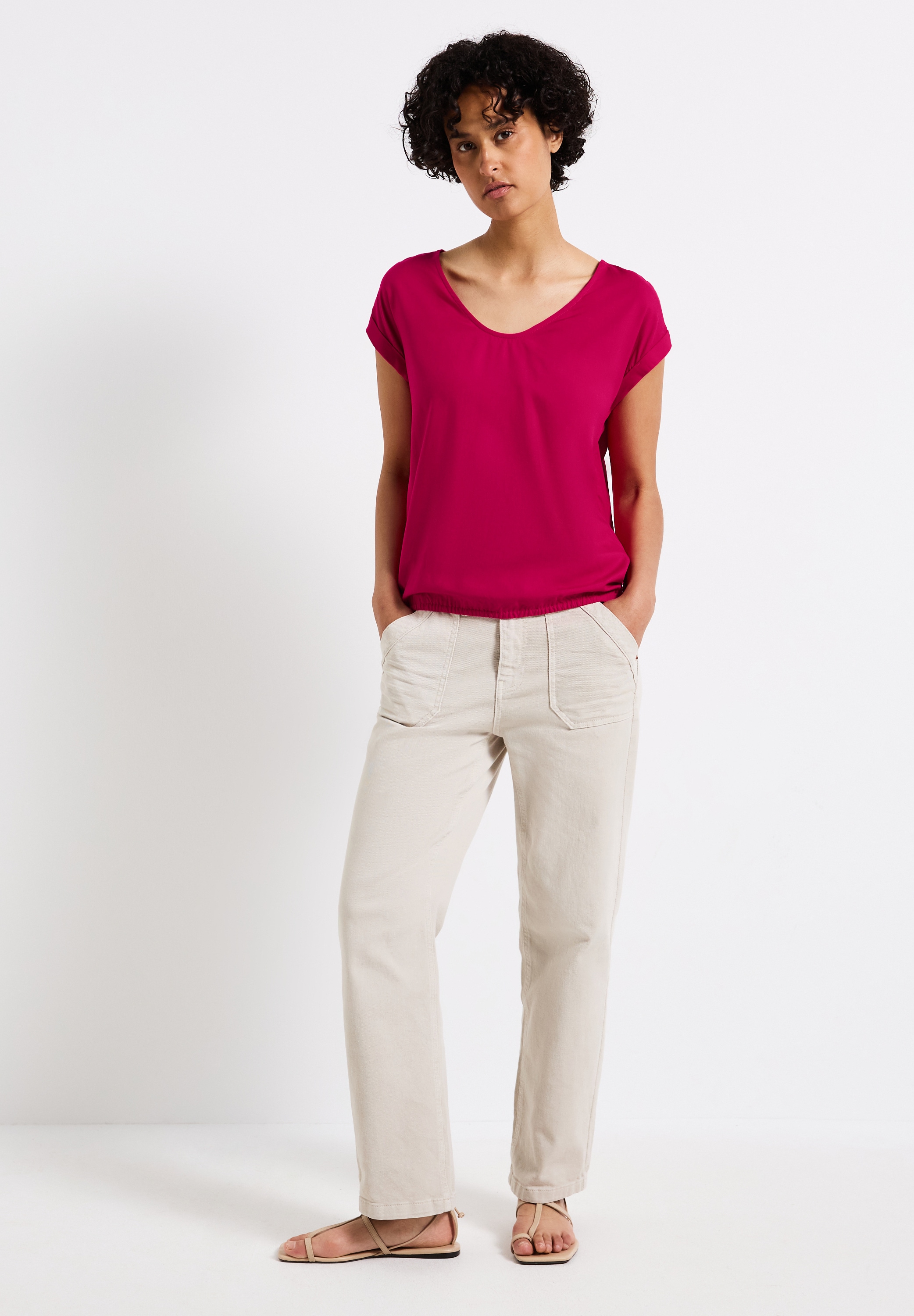 STREET ONE Hemdbluse, aus softer Viskose