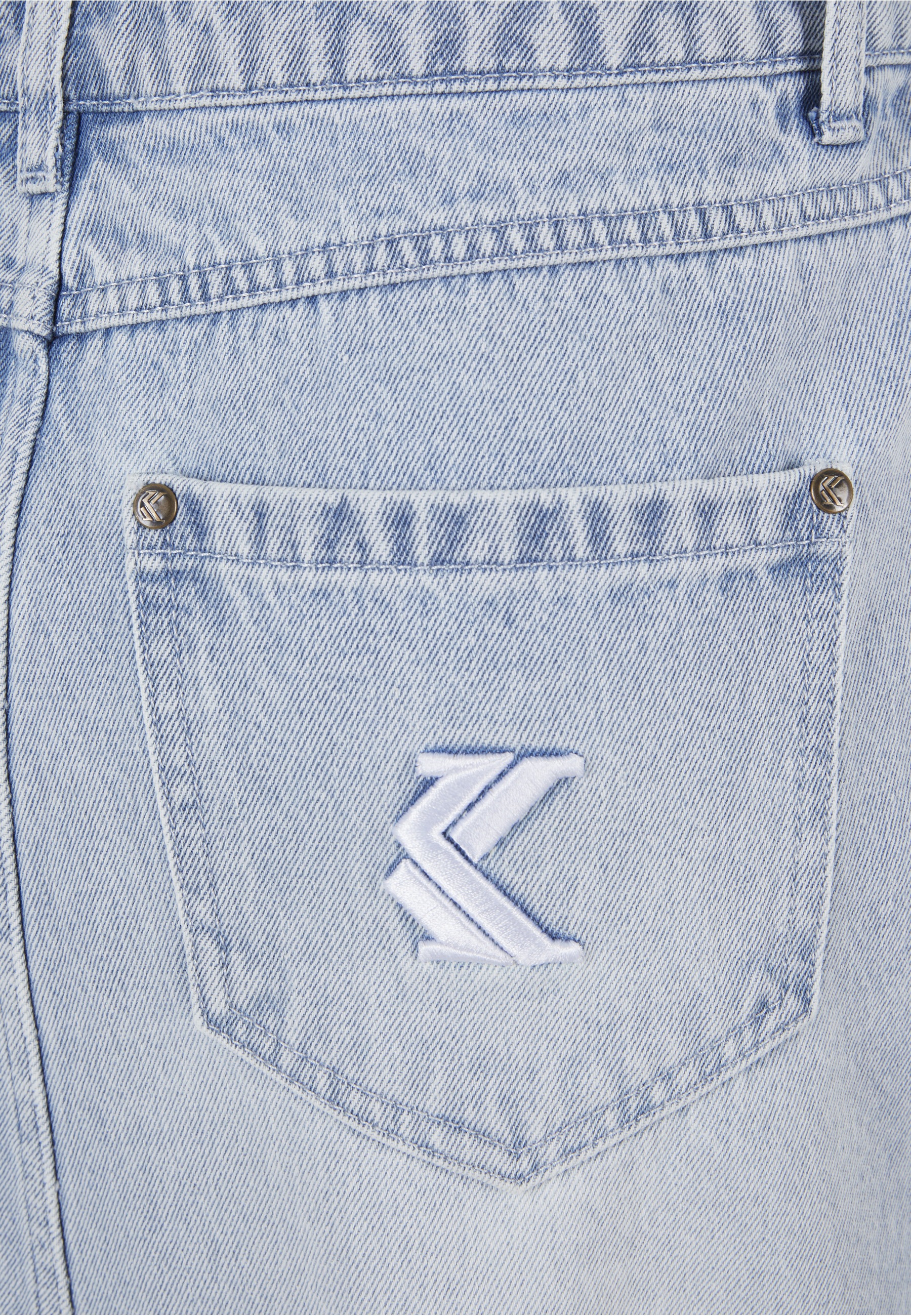 Karl Kani Maxirock »Karl Kani Damen KW242-033-1 Karl Kani OG Long Denim Skirt« 1 Stk.