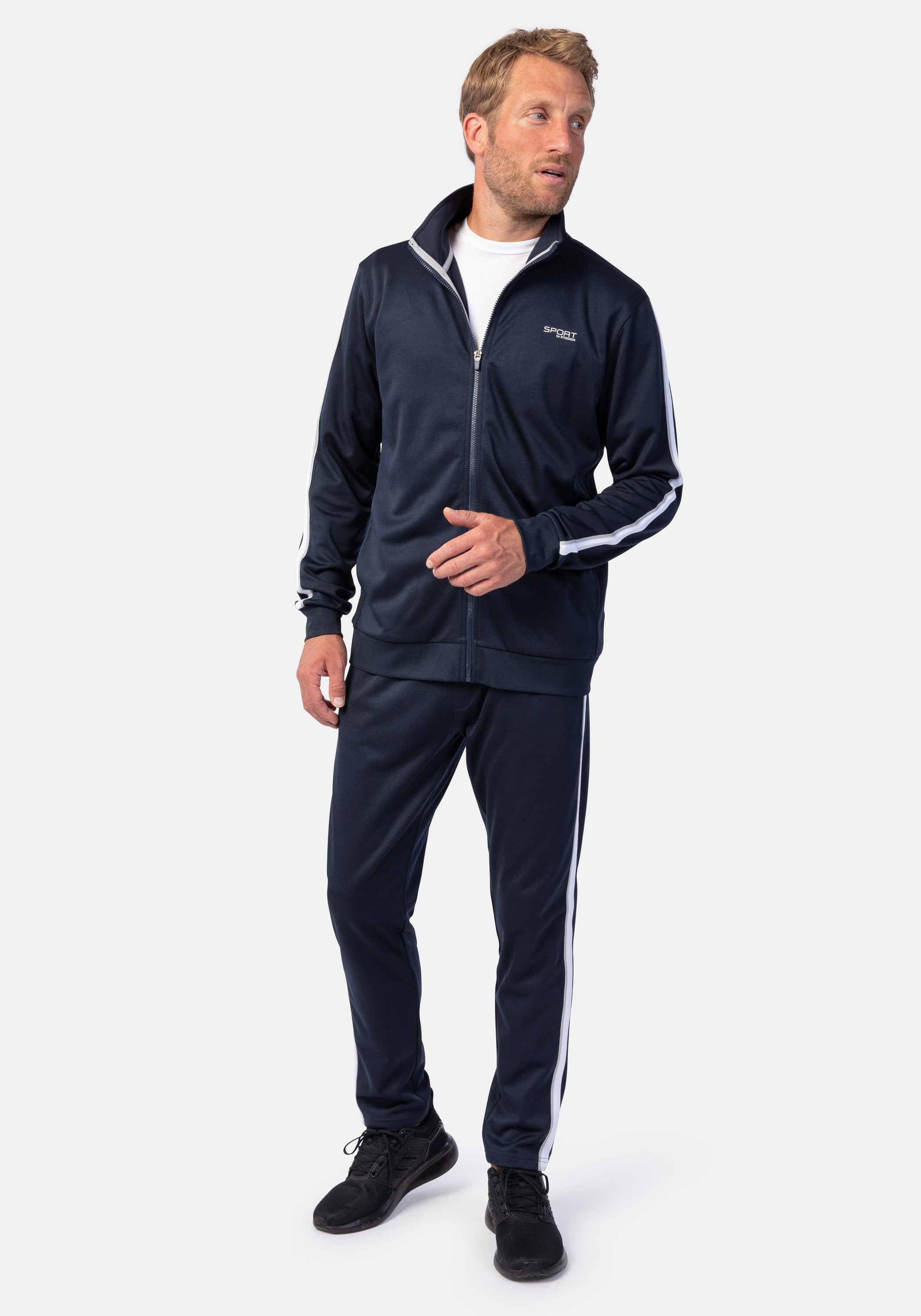 HERO by John Medoox Sporthose »Baumwollqualität Stooker Men Sweathose«, Sporthose Regular Fit Sport Sweat für Herren
