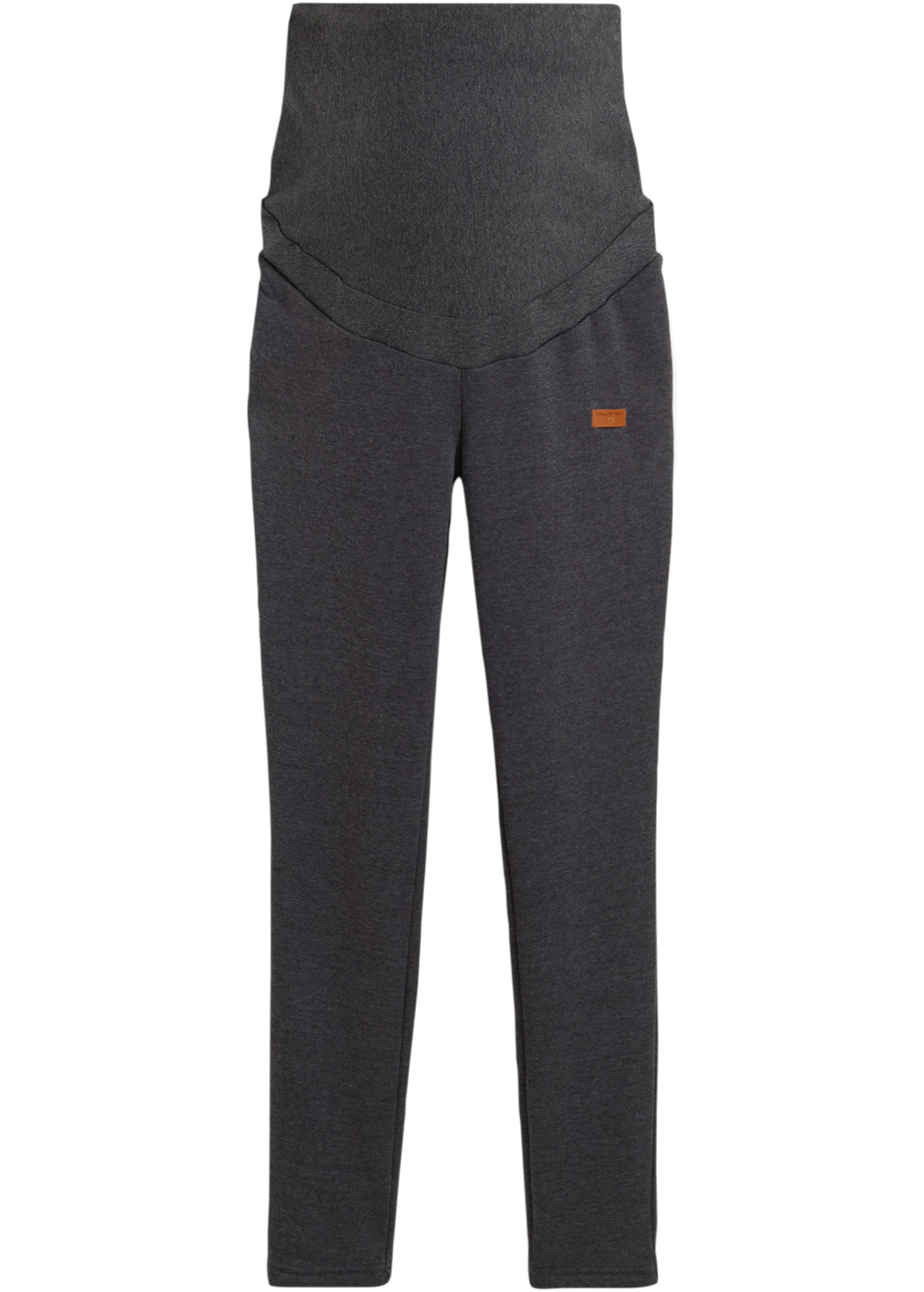 bonprix Umstandsleggings  mit hellem Teddyfleece gefüttert, Skinny Fit, mit breitem Jerseybund