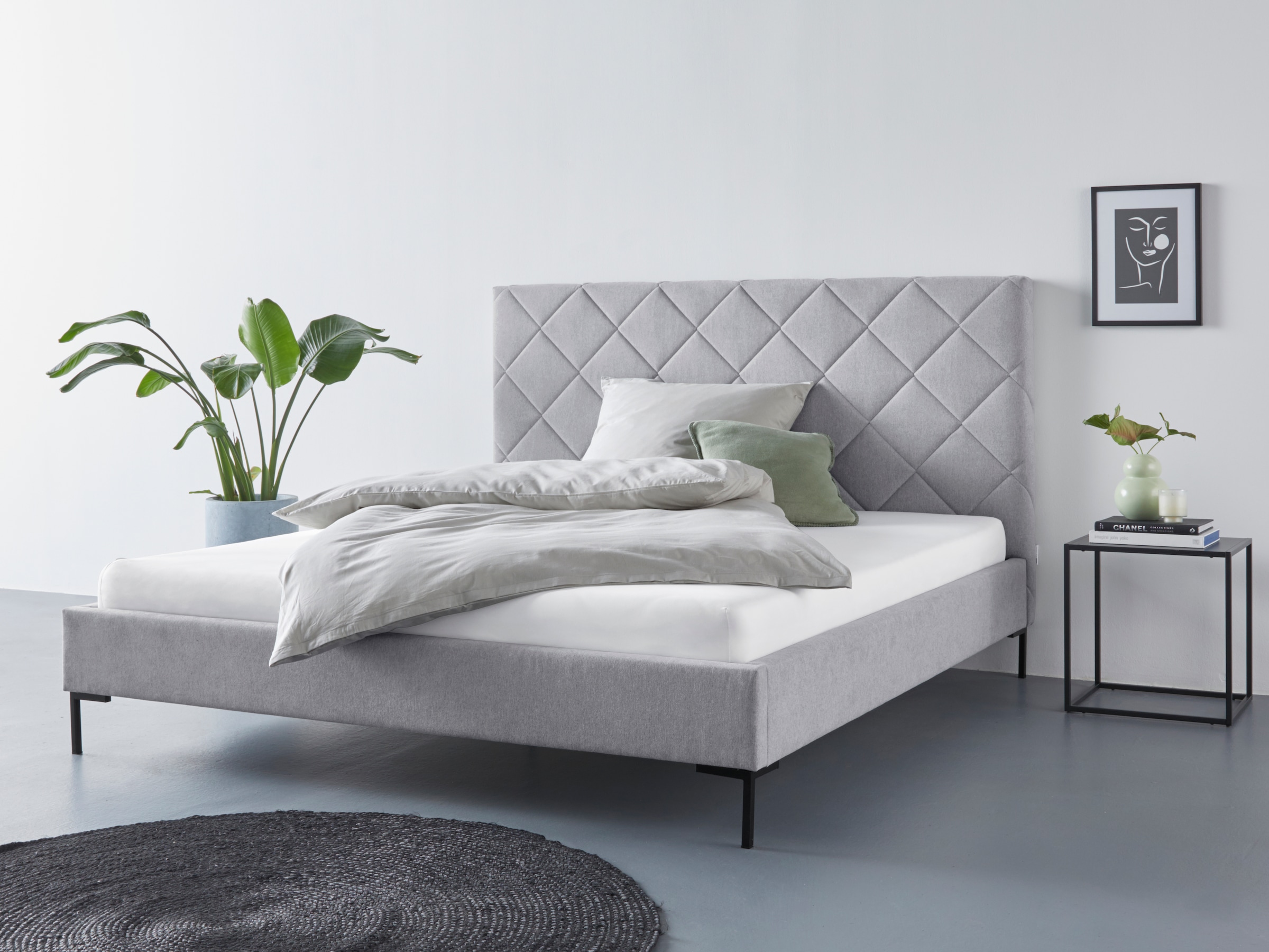 Guido Maria Kretschmer Home&Living Polsterbett "Charlott", Modernes Polster günstig online kaufen