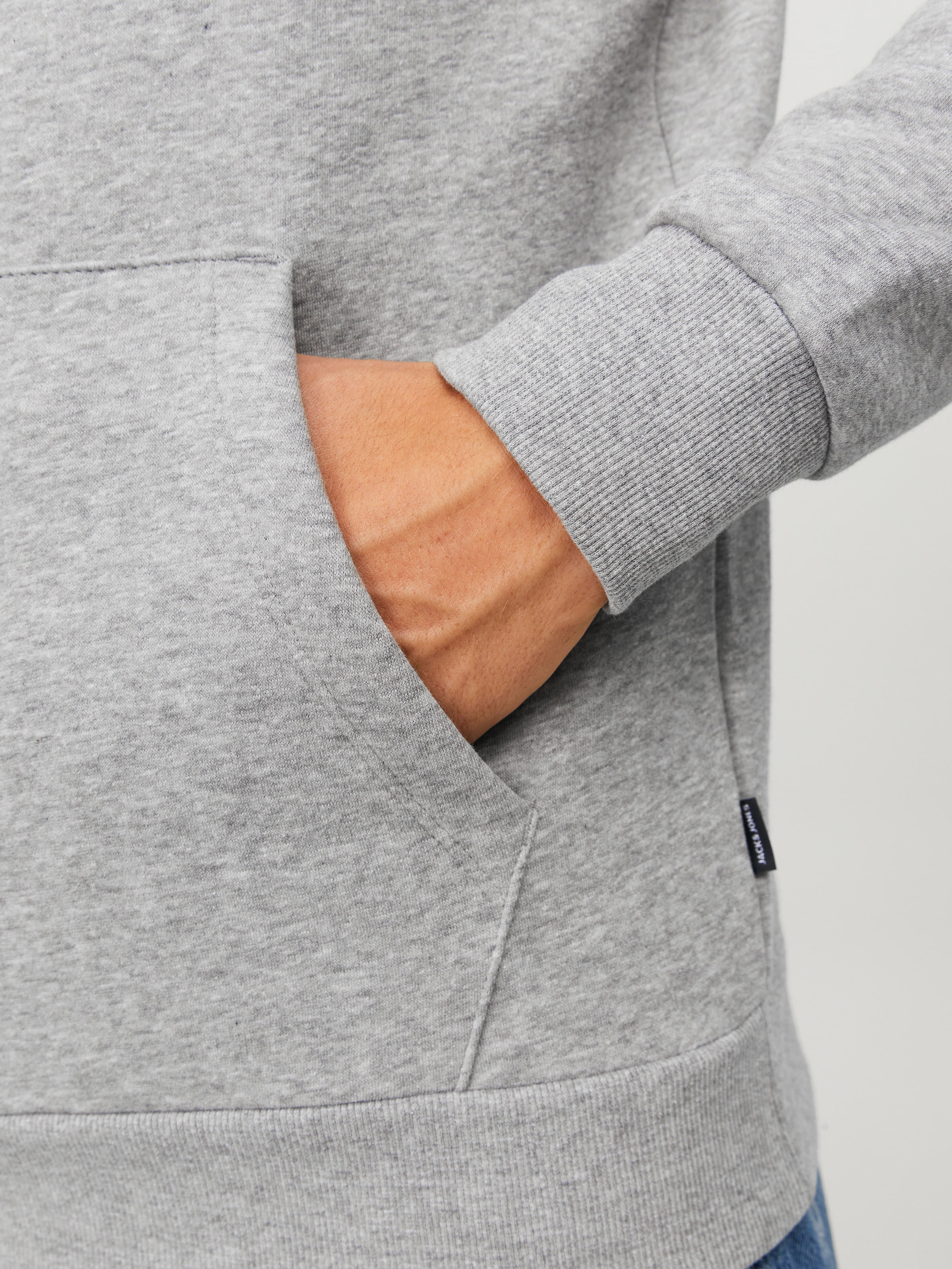 Jack & Jones Kapuzensweatshirt »JJECORP Hoodie mit Logo und hohem Tragekomfort«, bedruckt, casual, regular fit, Baumwollmischung, Rundhals