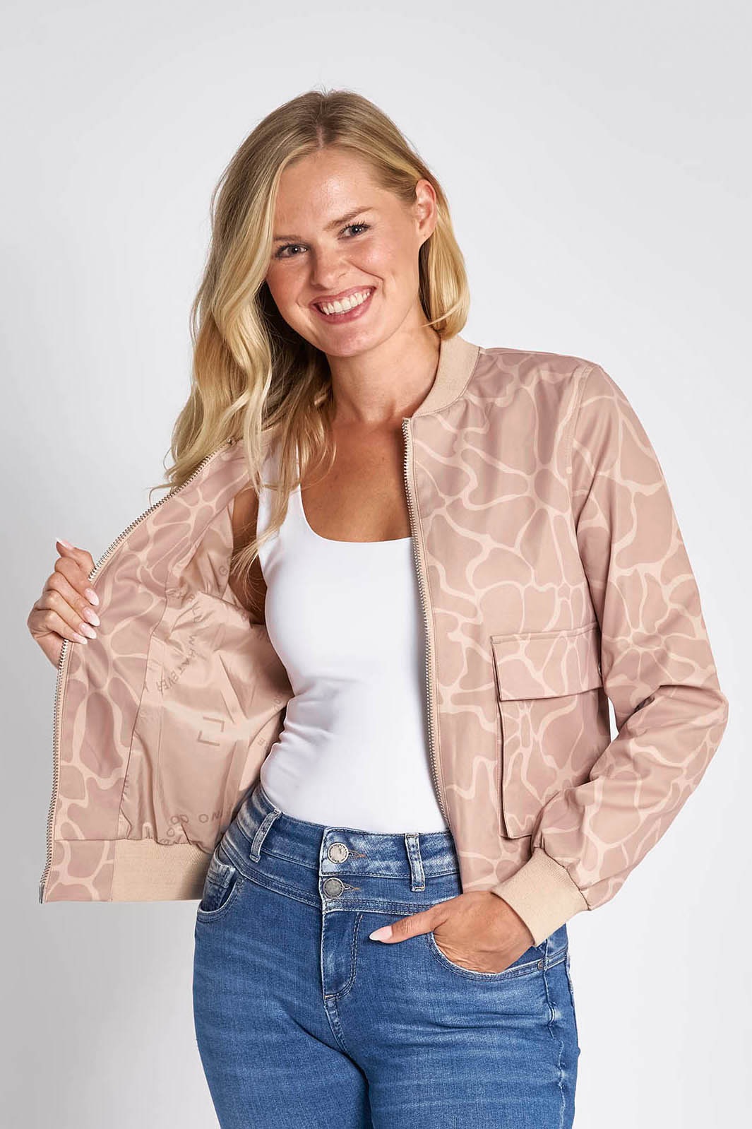 Zhrill Blouson, in Unifarbe günstig online kaufen