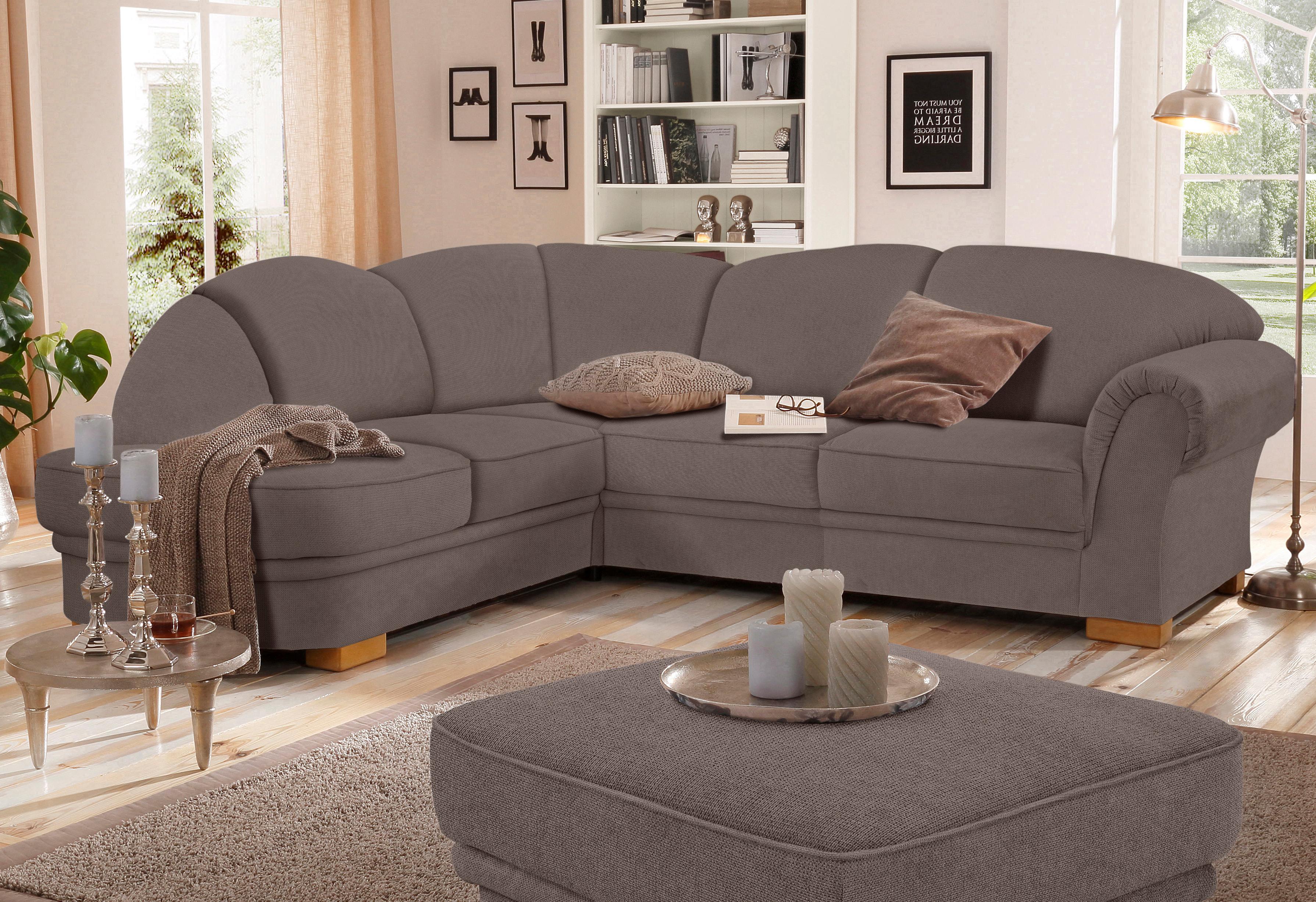 OTTO home Ecksofa "Amrum L-Form" wahlweise mit Schlaffunktion und Ottomane links/rechts