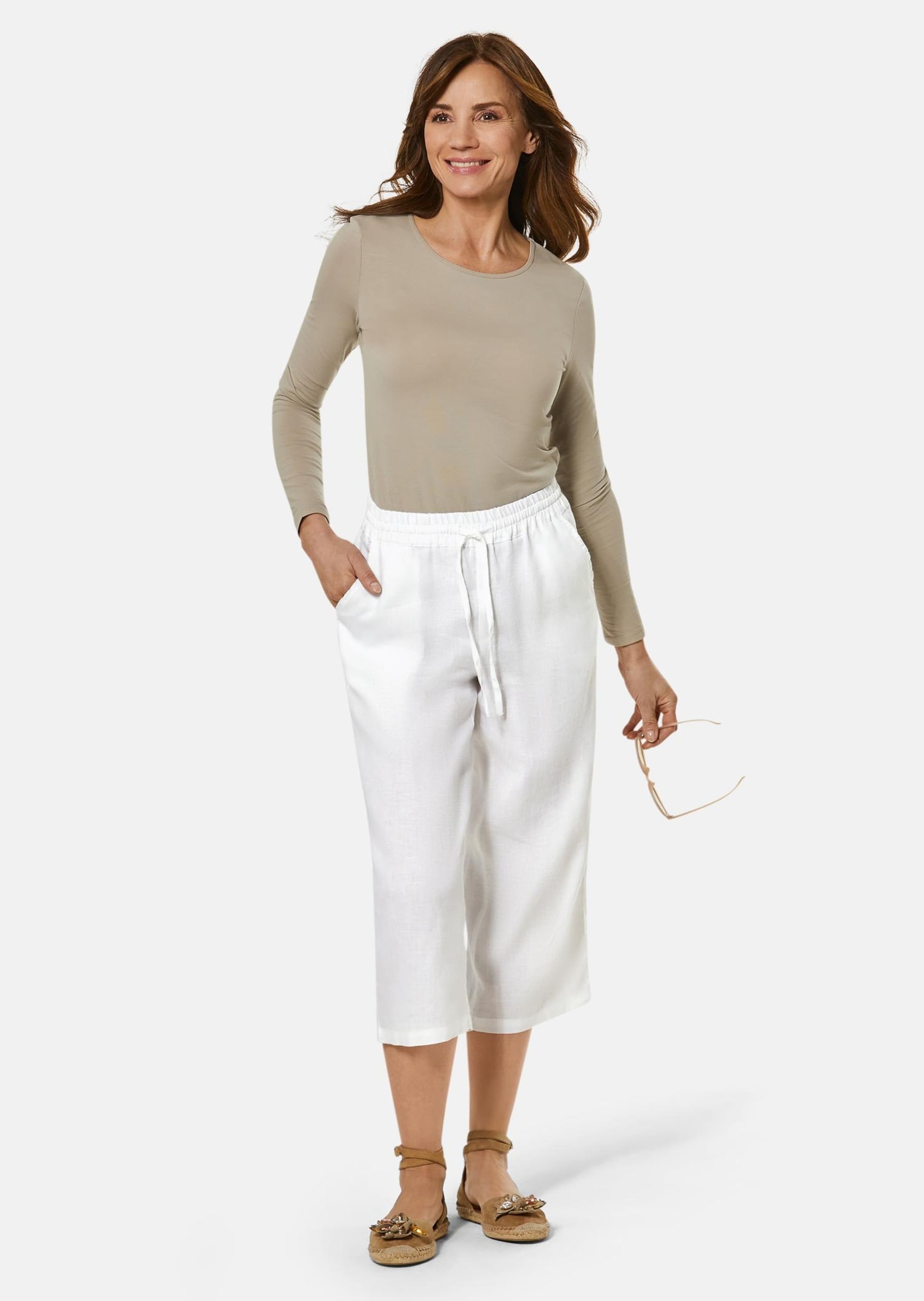 GOLDNER 2-in-1-Hose »Leinenhose«