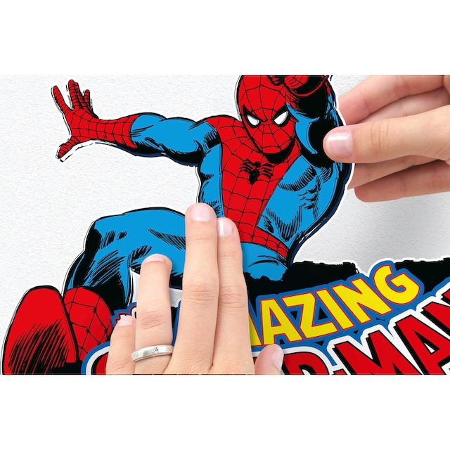 Komar Wandtattoo »Spider-Man Comic Classic«, (1 St.), 50x70 cm (Breite x  Höhe), selbstklebendes Wandtattoo | BAUR