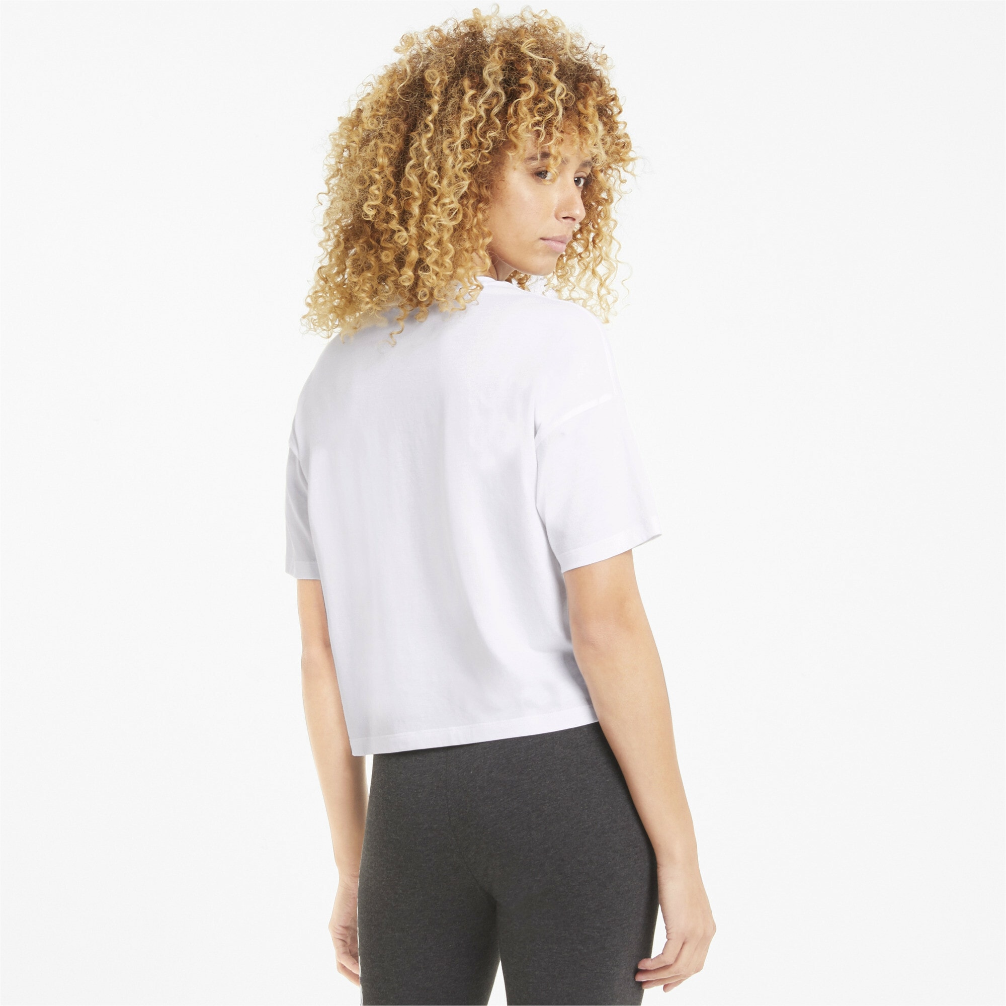 PUMA Crop-Top »Essentials Logo Cropped T-Shirt Damen«