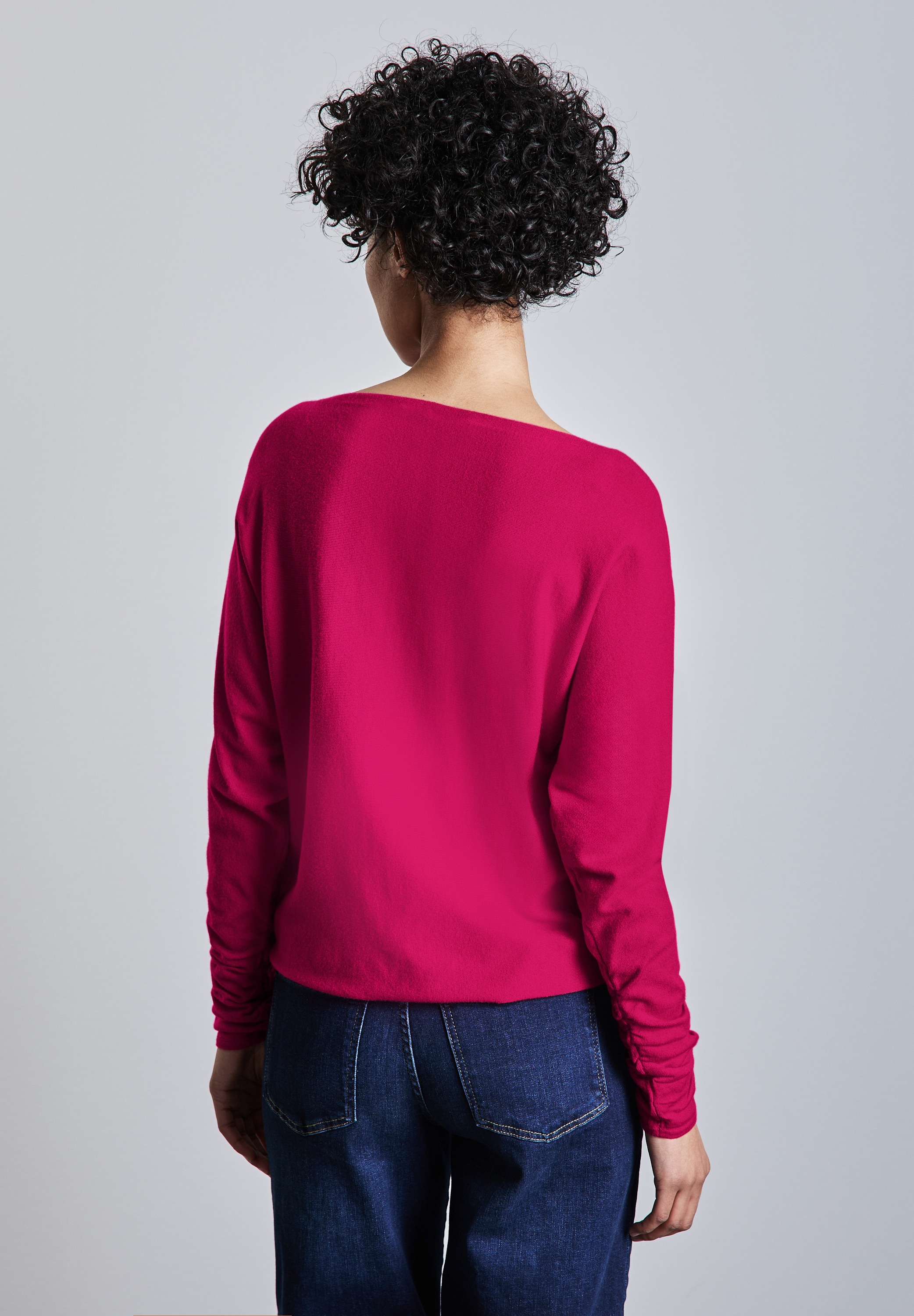 STREET ONE Strickpullover, aus softem Materialmix