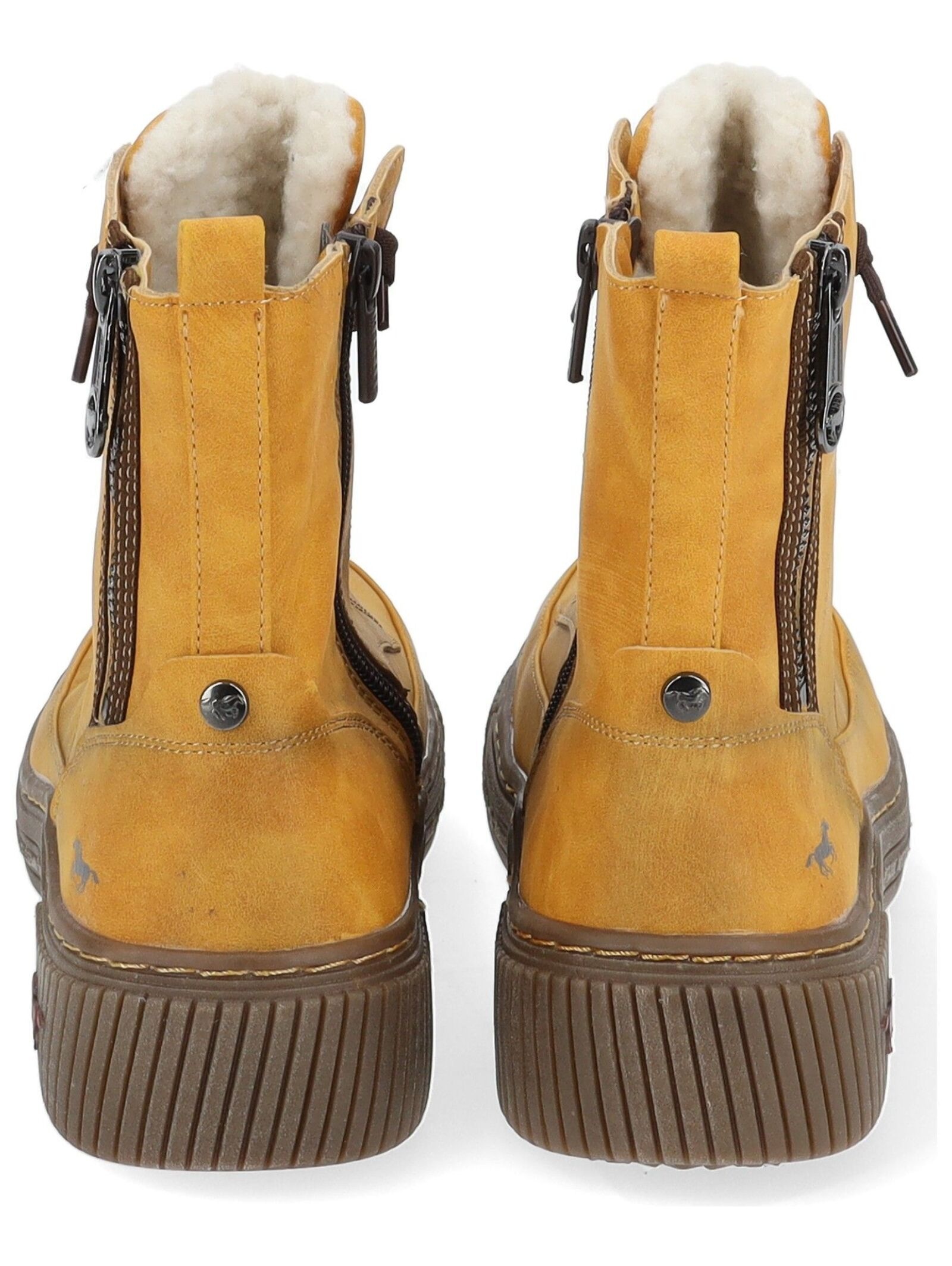 Mustang Shoes Schnürstiefelette "Mustang Shoes Stiefelette Lederimitat" günstig online kaufen