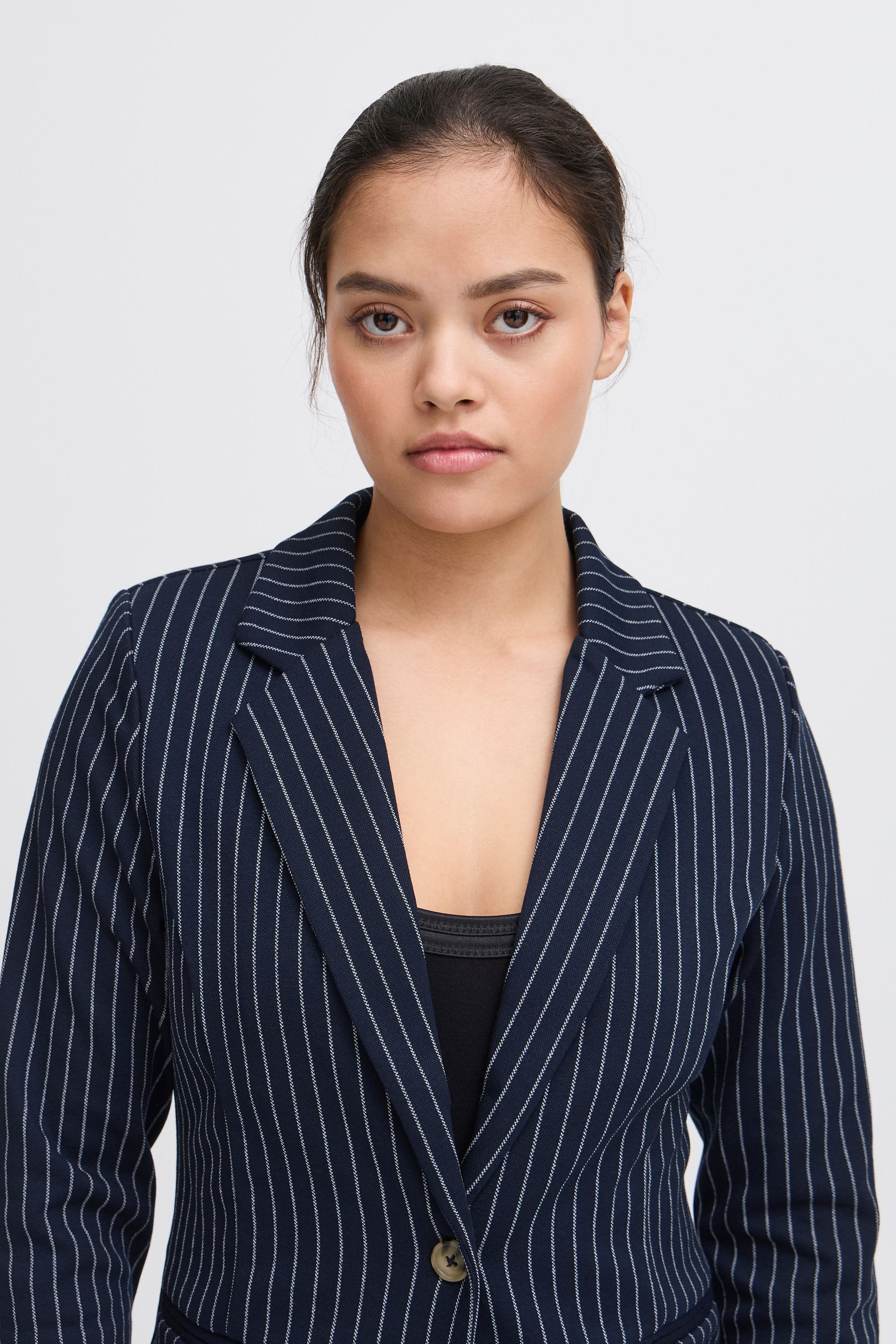 Ichi Kurzblazer »Kurzblazer IXKATE PINSTRIPED BL«