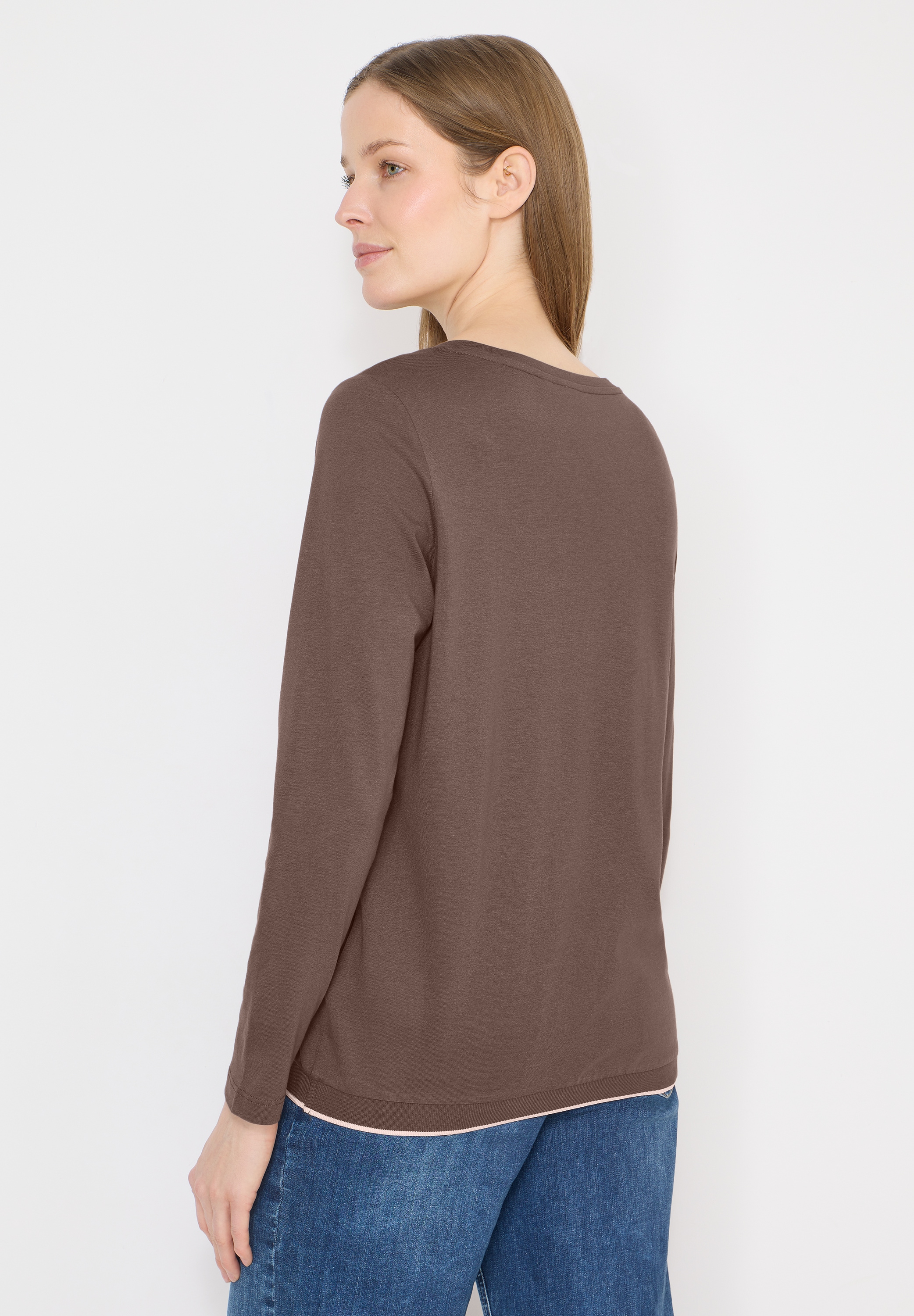 Cecil Langarmshirt mit U-Boot-Ausschnitt