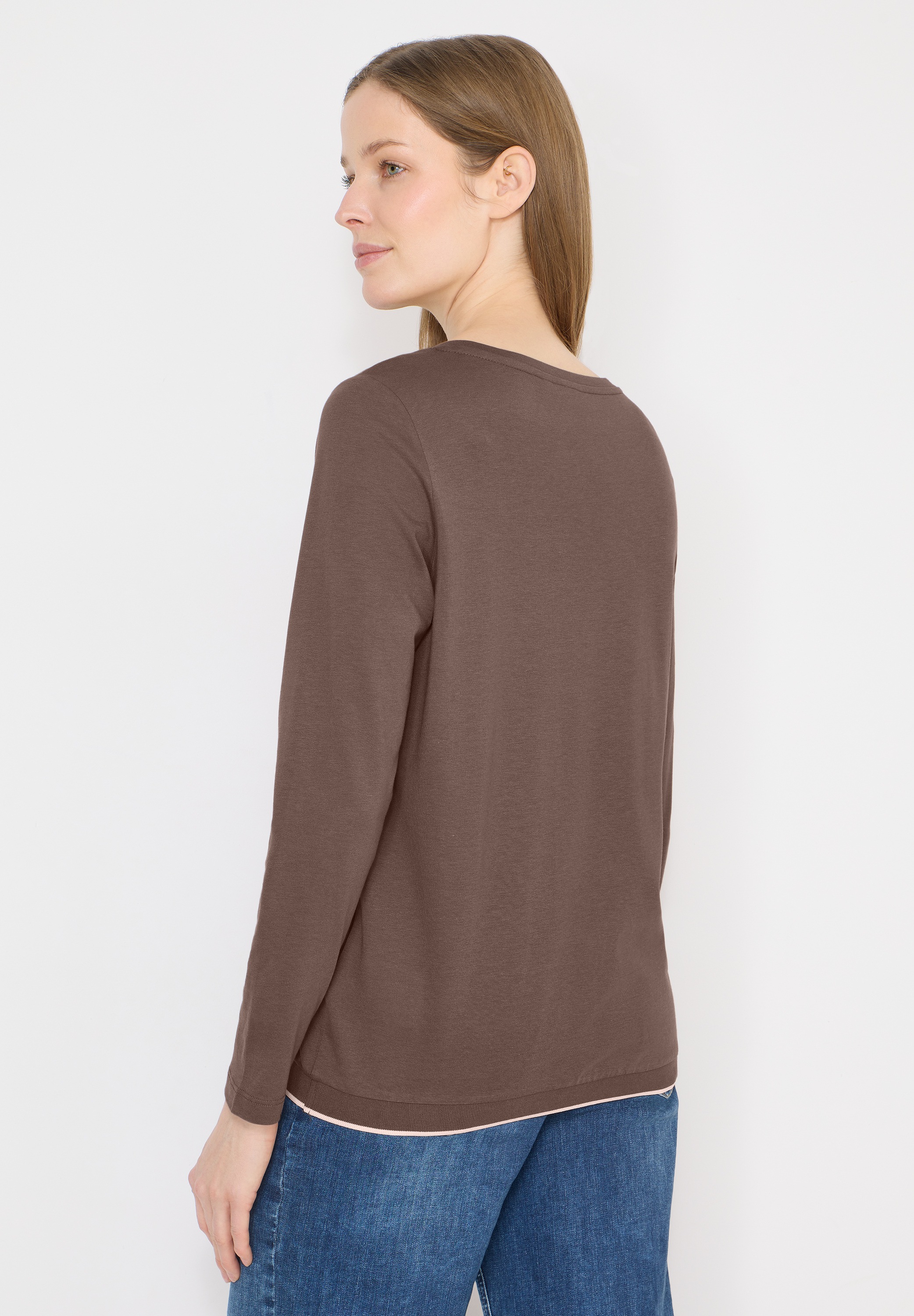 Cecil Langarmshirt mit U-Boot-Ausschnitt günstig online kaufen