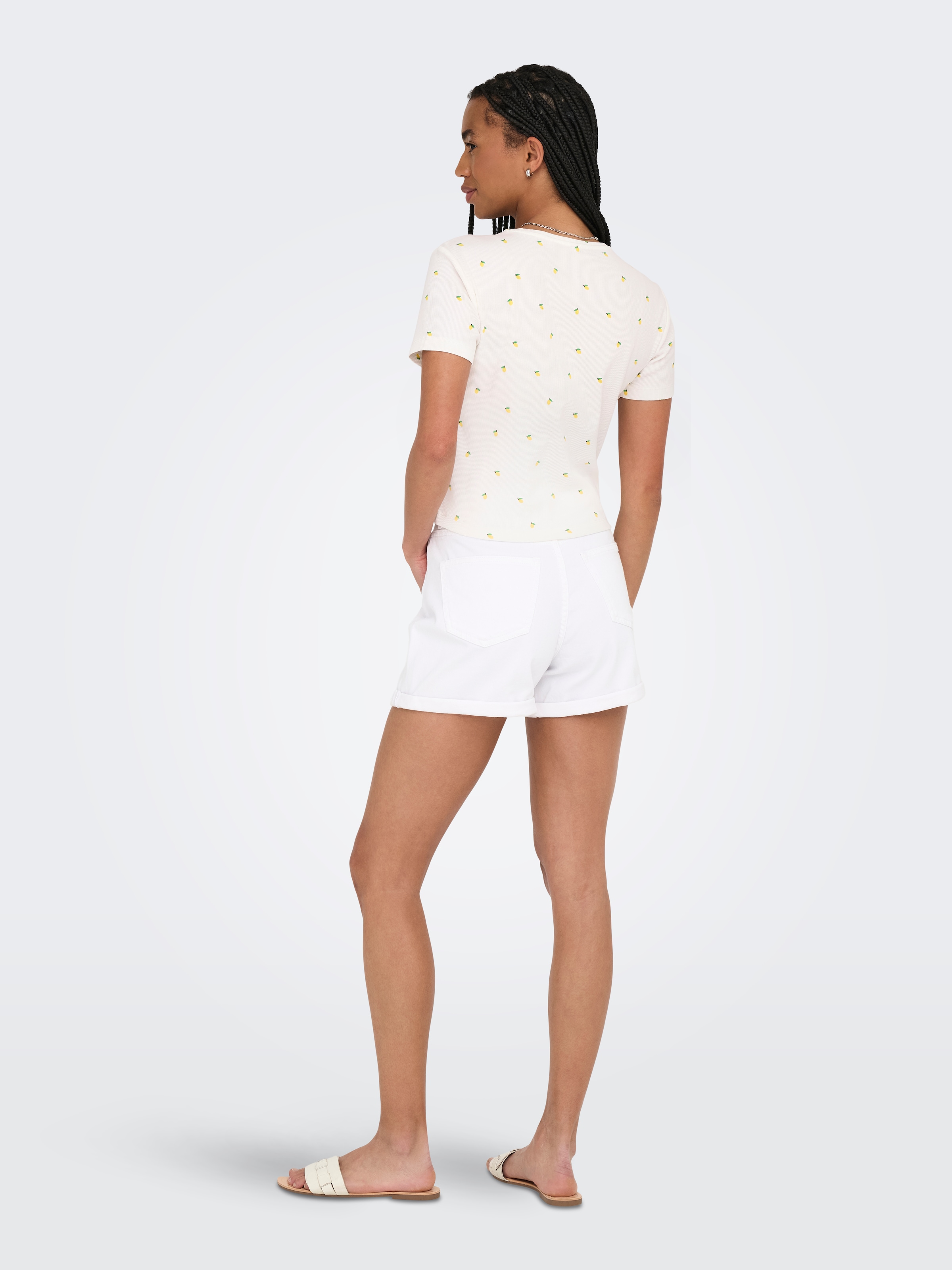 ONLY Kurzarmshirt »ONLFENJA LIFE SS AOP TOP JRS NOOS«