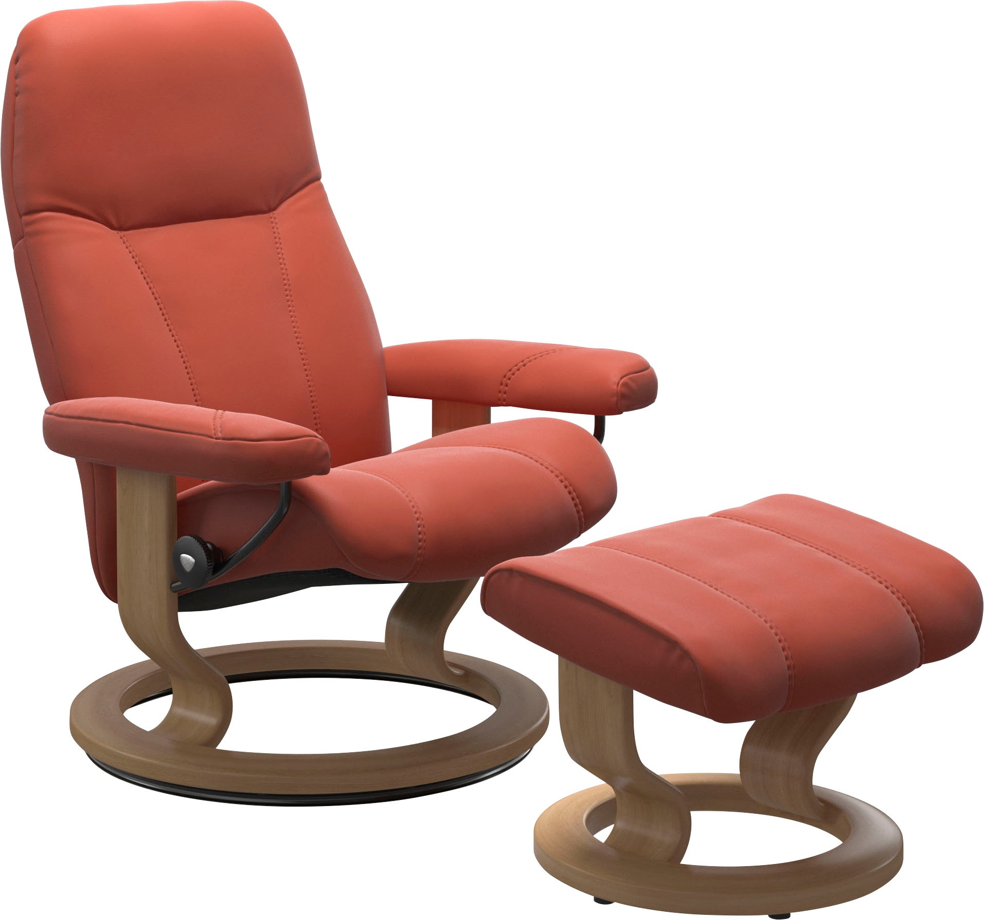 Stressless Fußhocker "Consul", mit Classic Base, Gestell Eiche günstig online kaufen