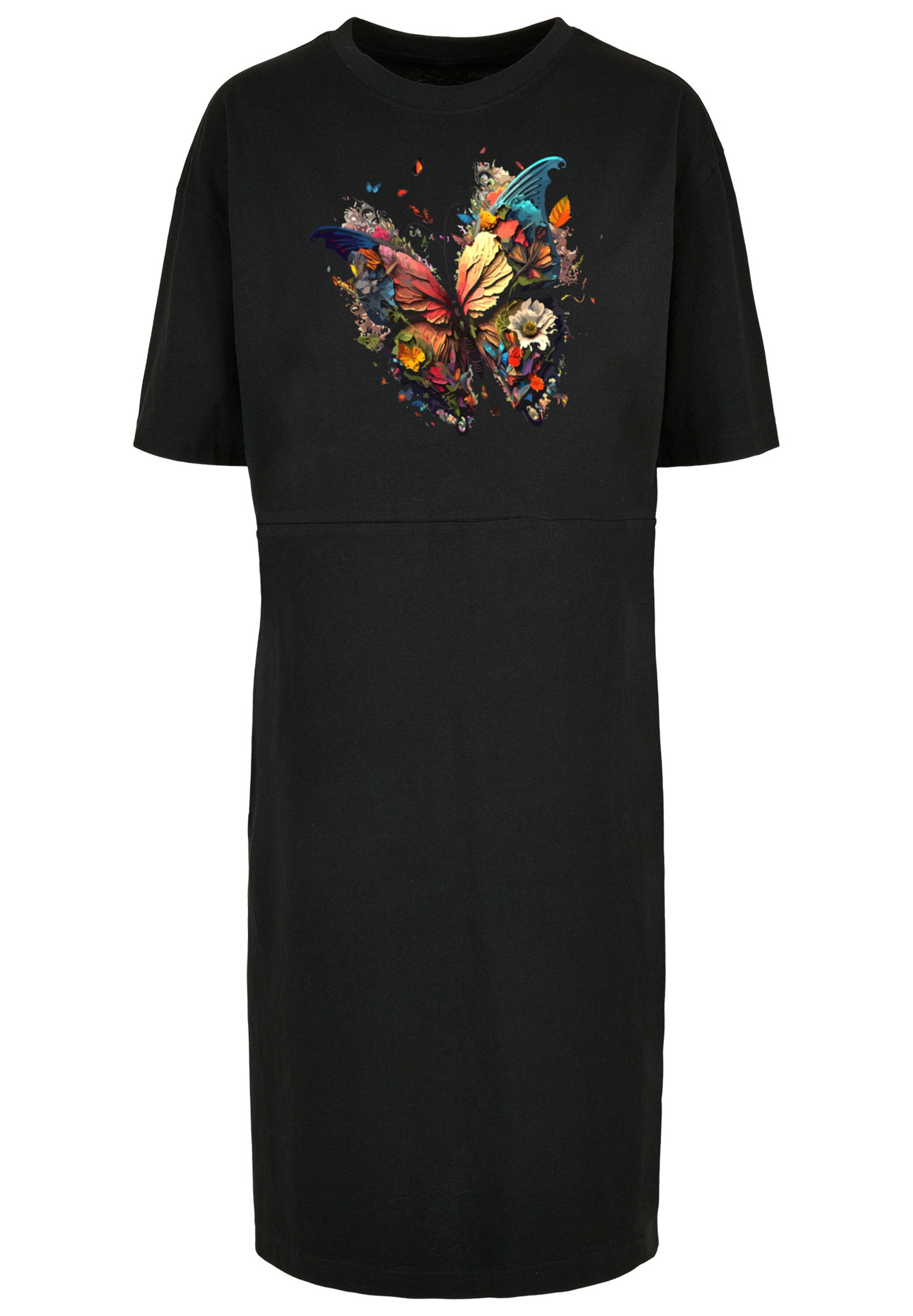 F4NT4STIC Shirtkleid "Schmetterling Bunt", Print günstig online kaufen