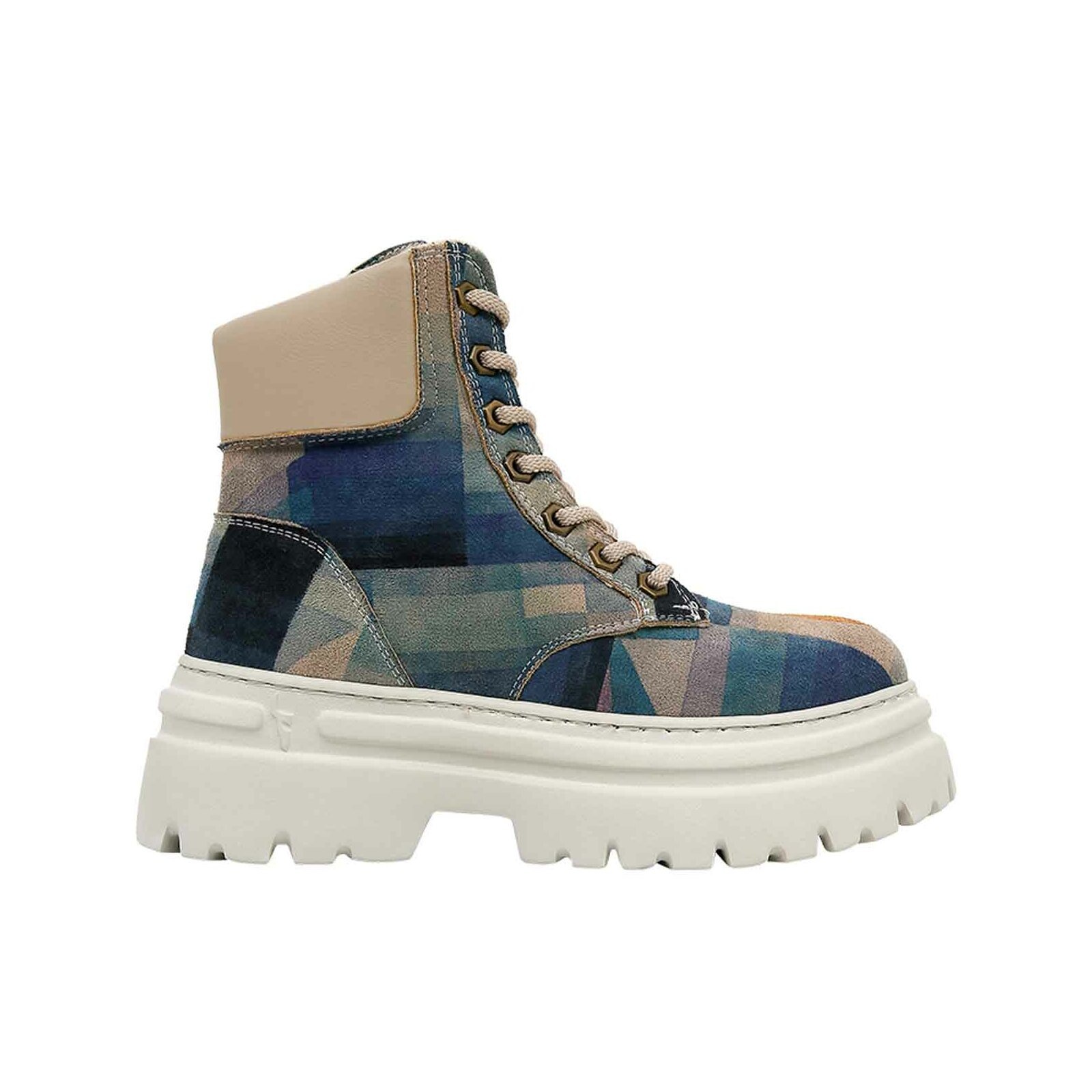 DOGO Schnürstiefelette »Nimble Platform Boot Be-Different Damen Stiefeletten«, Vegan