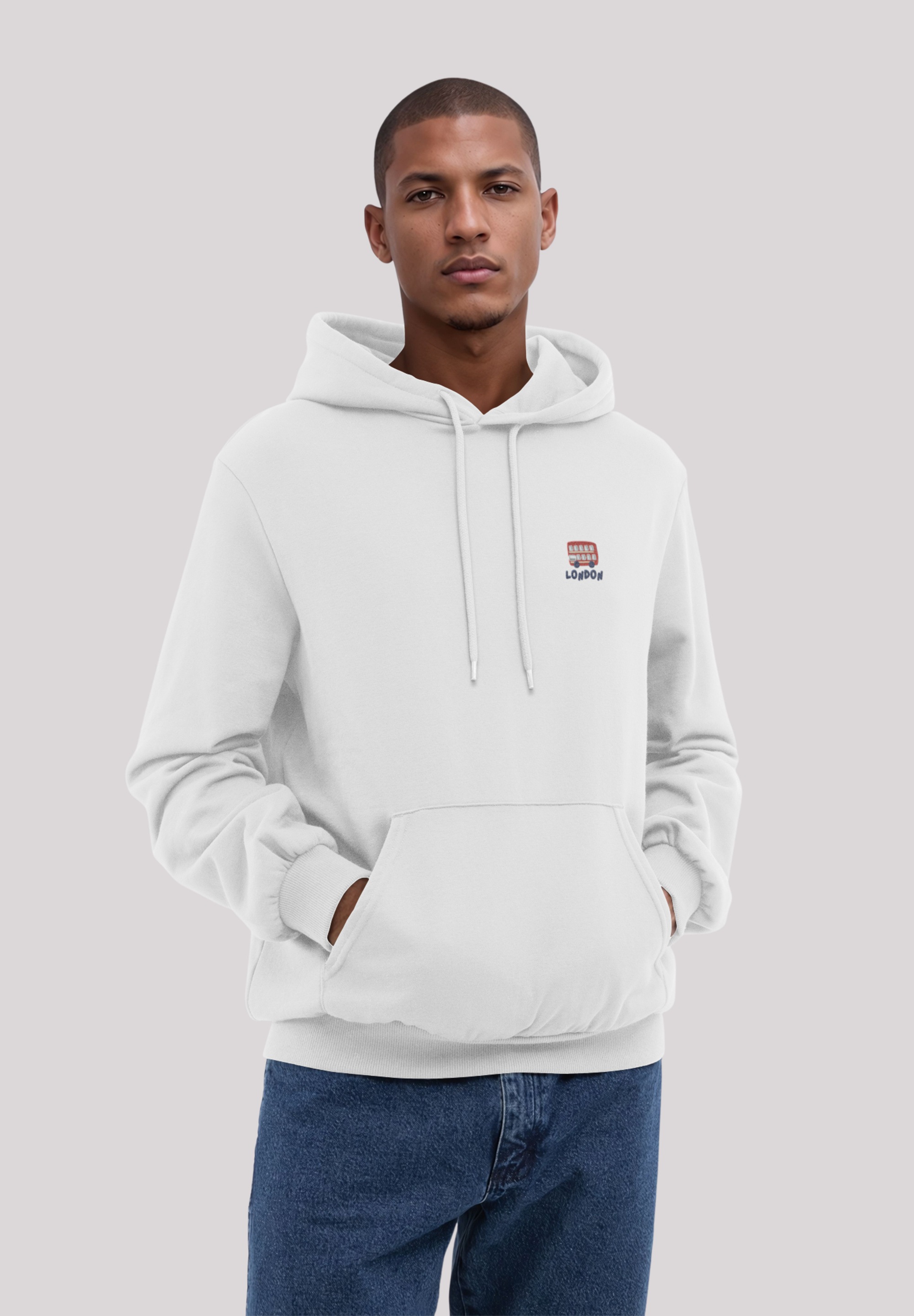 F4NT4STIC Kapuzenpullover "London Red Bus Bestickt", Premium Qualität günstig online kaufen