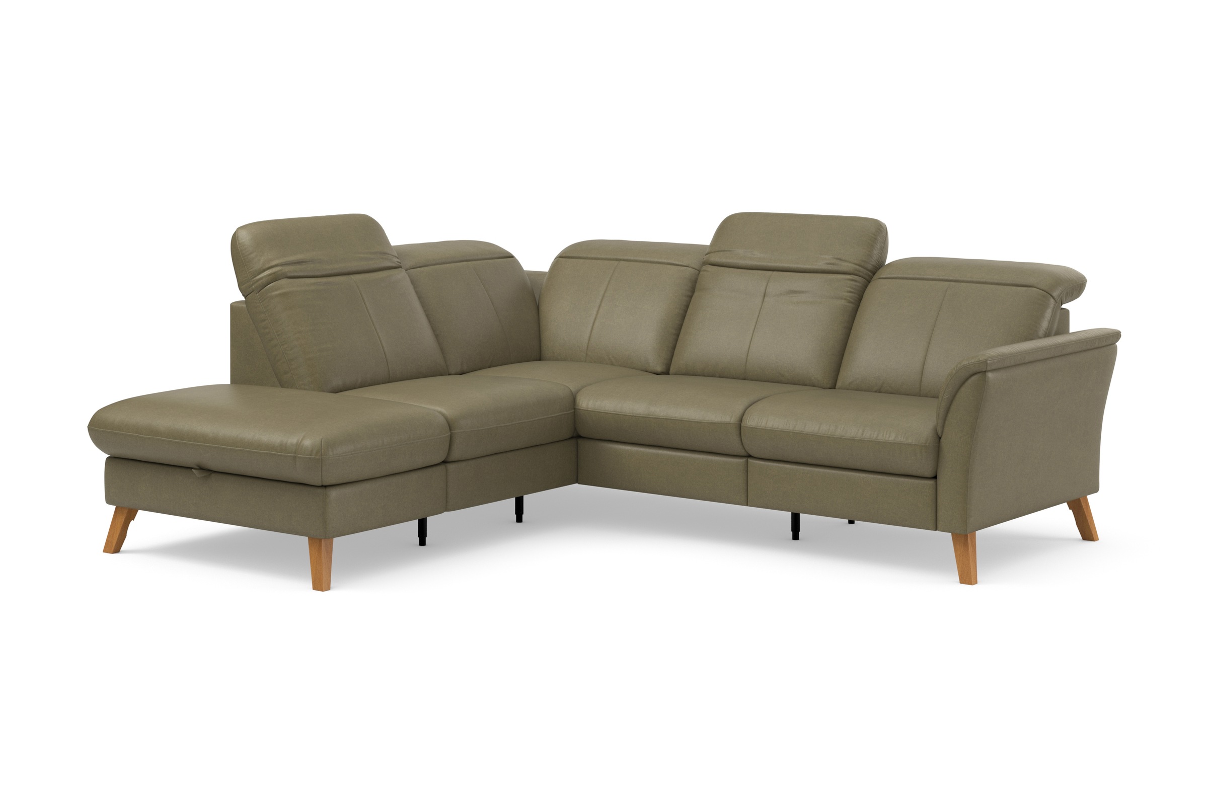 sit&more Ecksofa »Romero L-Form«, wahlweise mit oder ohne TV-Funktion, Bettfunktion, Bettkasten