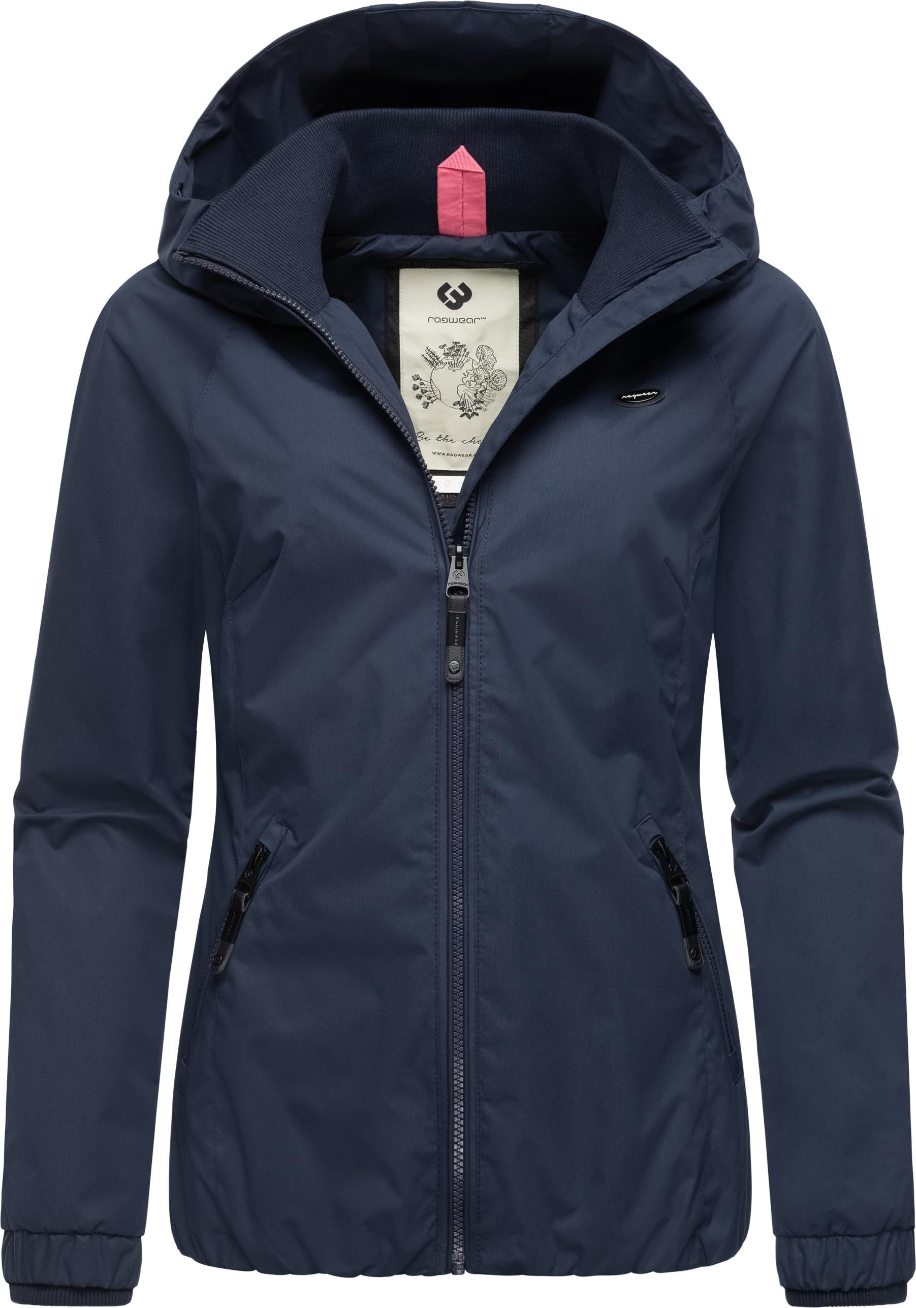 Ragwear Outdoorjacke »Dizzie«, mit Kapuze, Wasserdichte Übergangsjacke mit großer Kapuze