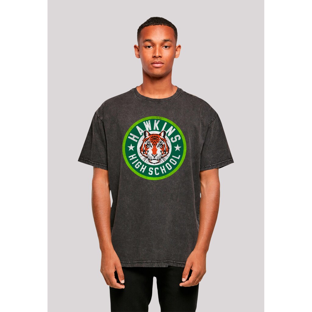 F4NT4STIC T-Shirt »Stranger Things Hawkins Tiger Circle«