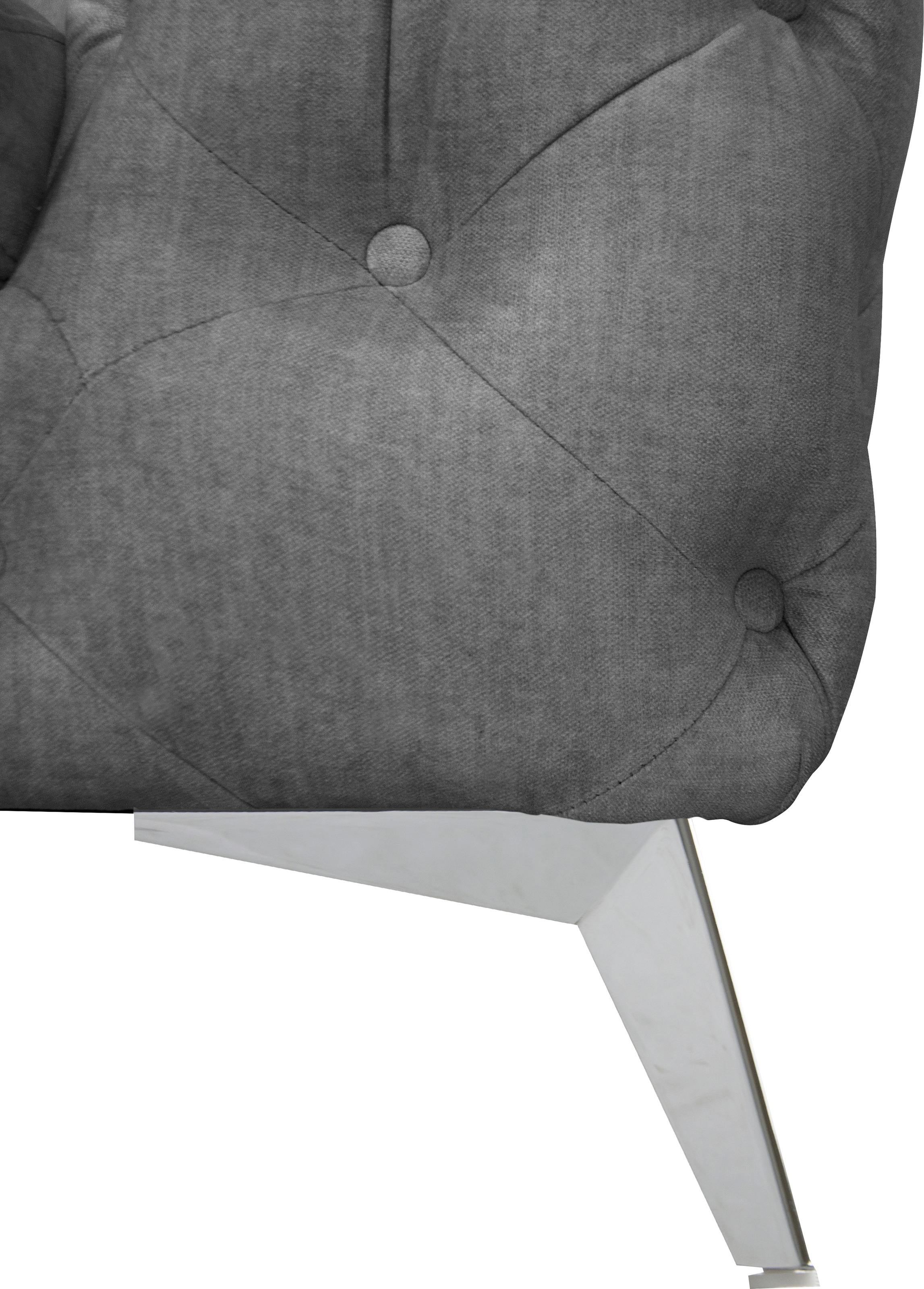Leonique Chesterfield-Sofa »Glynis«, aufwändige Knopfheftung, moderne Chesterfield Optik, Fußfarbe wählbar