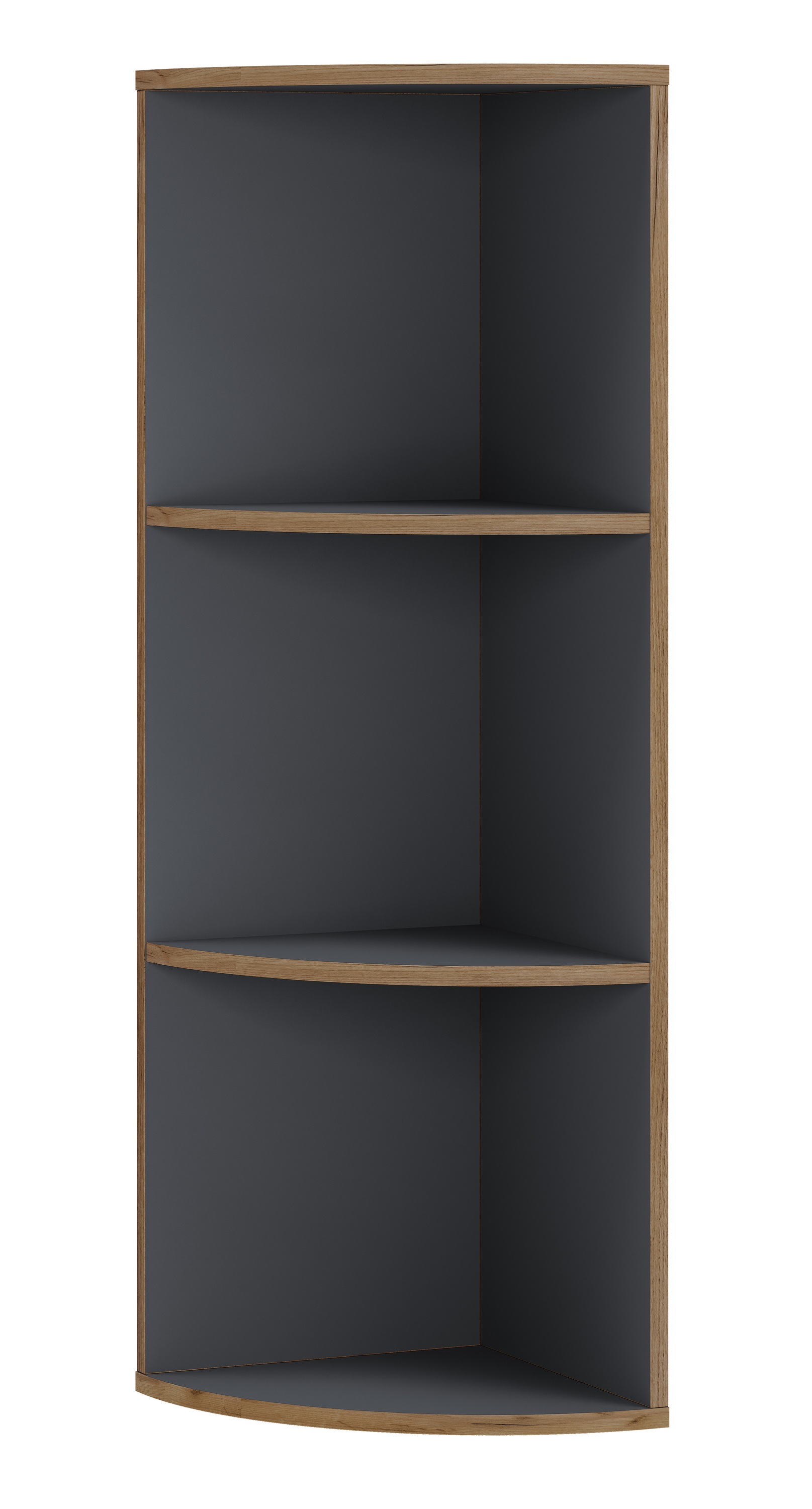 VCM Bücherregal "Elegantes Holzregal Eckregal Regal Salia 3fach" 1 Stk. tlg günstig online kaufen