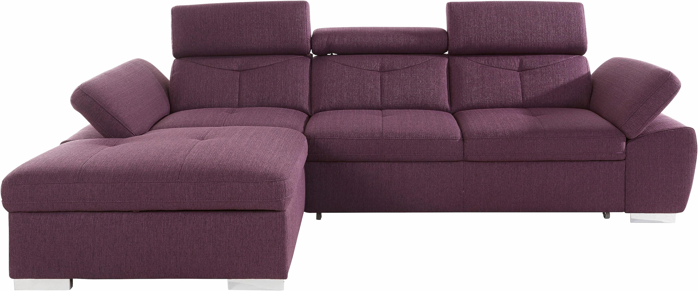 exxpo - sofa fashion Ecksofa "Spring, super bequem, mit Armteil- und Kopfte günstig online kaufen