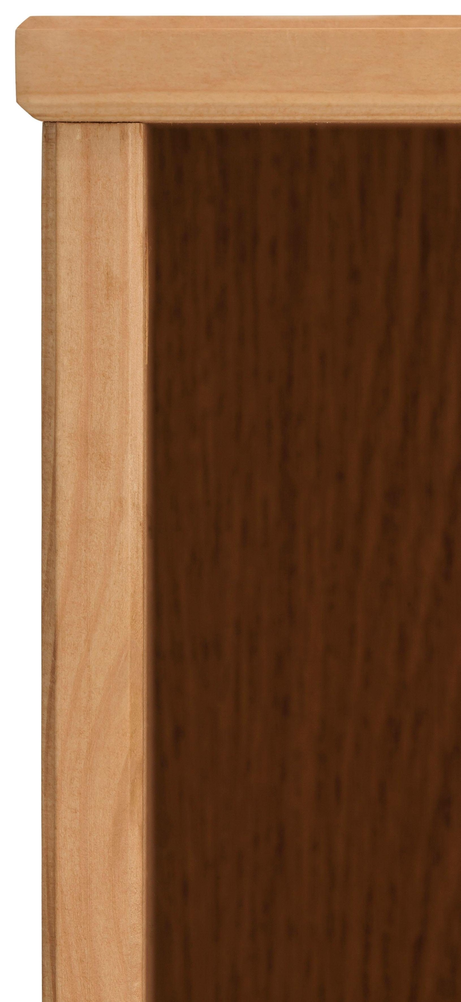Home affaire Hochschrank »Josie«, Breite 30 cm, aus Massivholz,  verstellbare Einlegeböden, Metallgriffe kaufen | BAUR