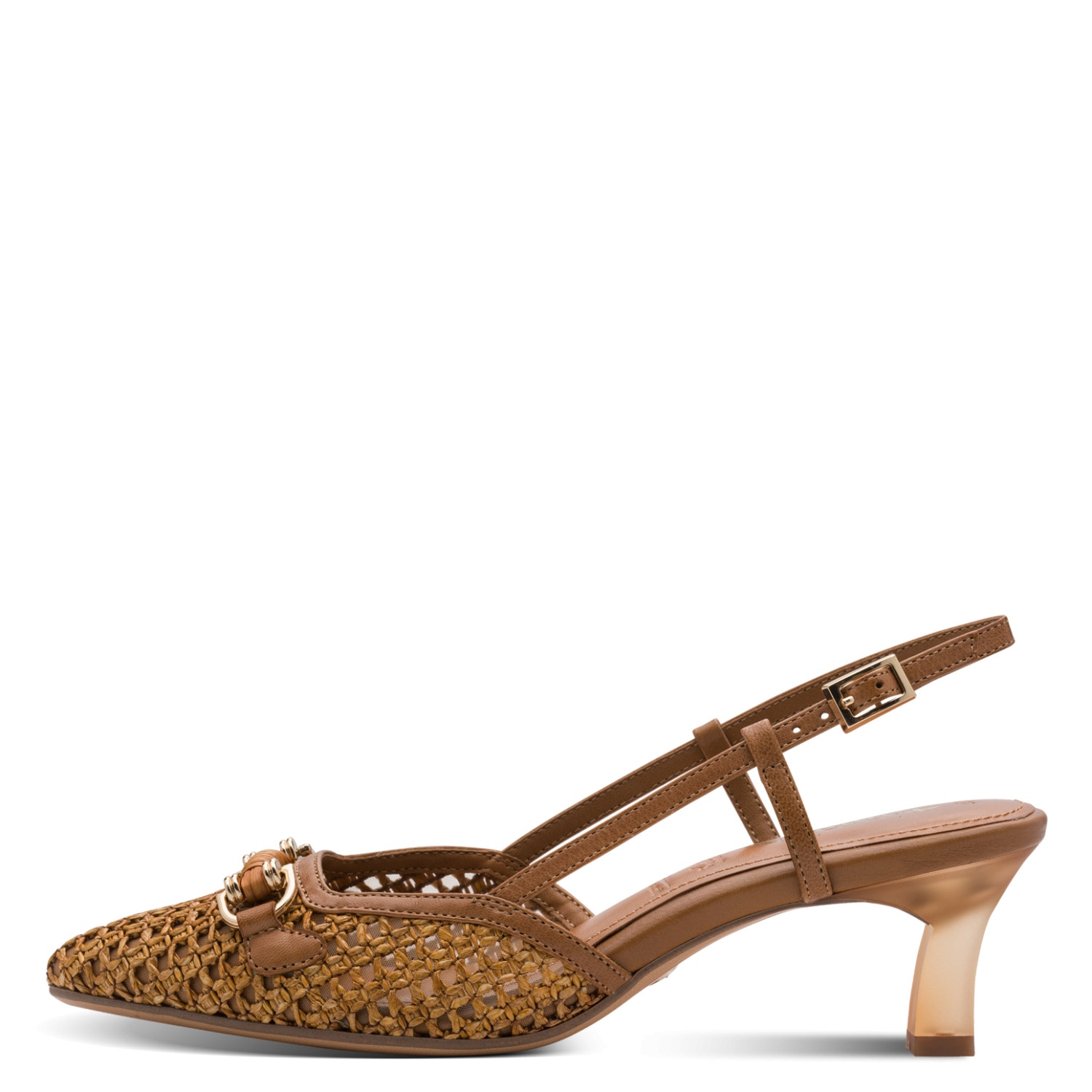 Tamaris Slingpumps  , Stilettoabsatz, Partyschuh mit Zierriegel und Schmuckelement