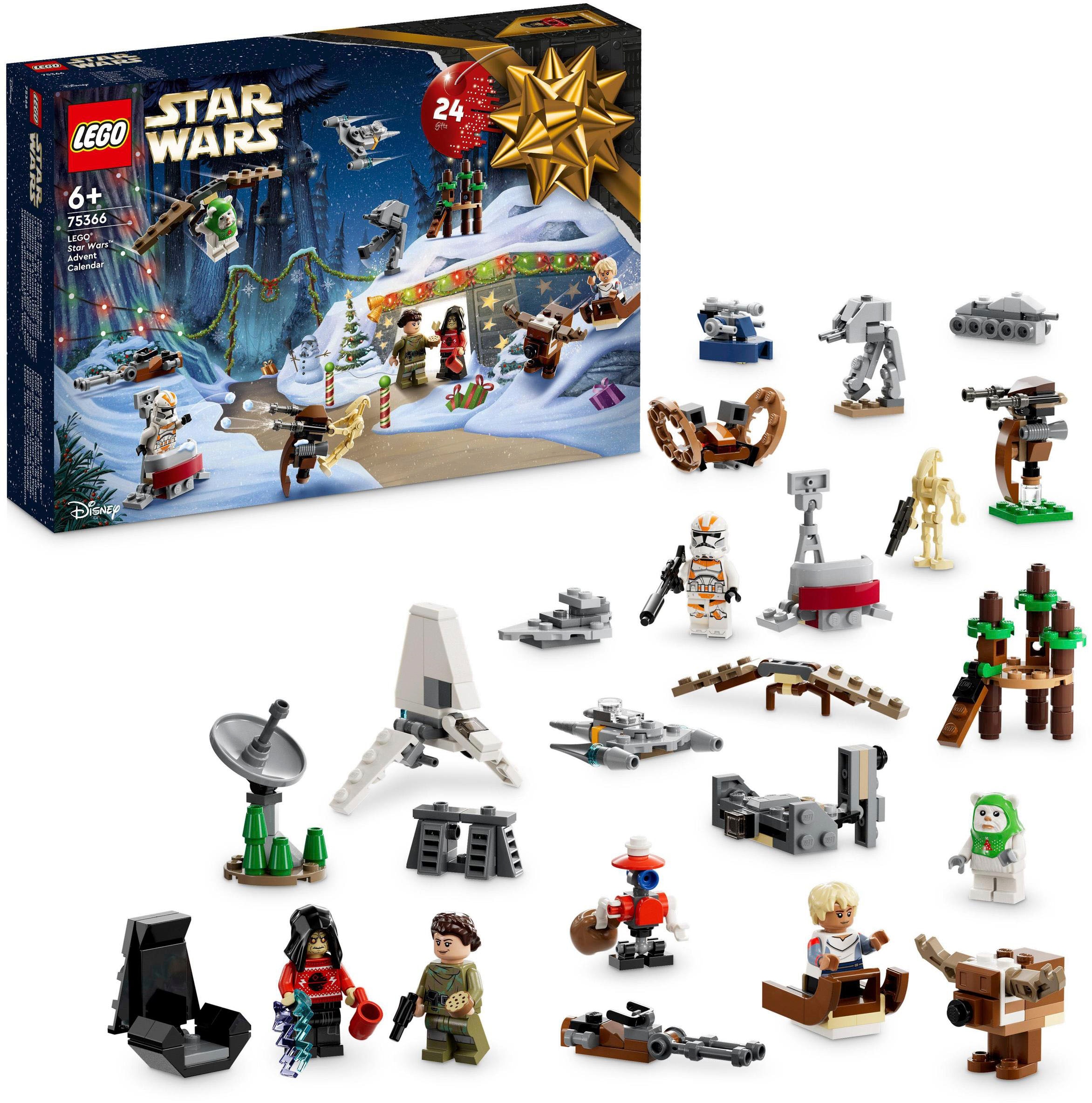 LEGO® Spielzeug-Adventskalender »Spielbausteine, LEGO Star Wars (75366), LEGO® Star Wars™«, ab 6 Jahren, Made in Europe