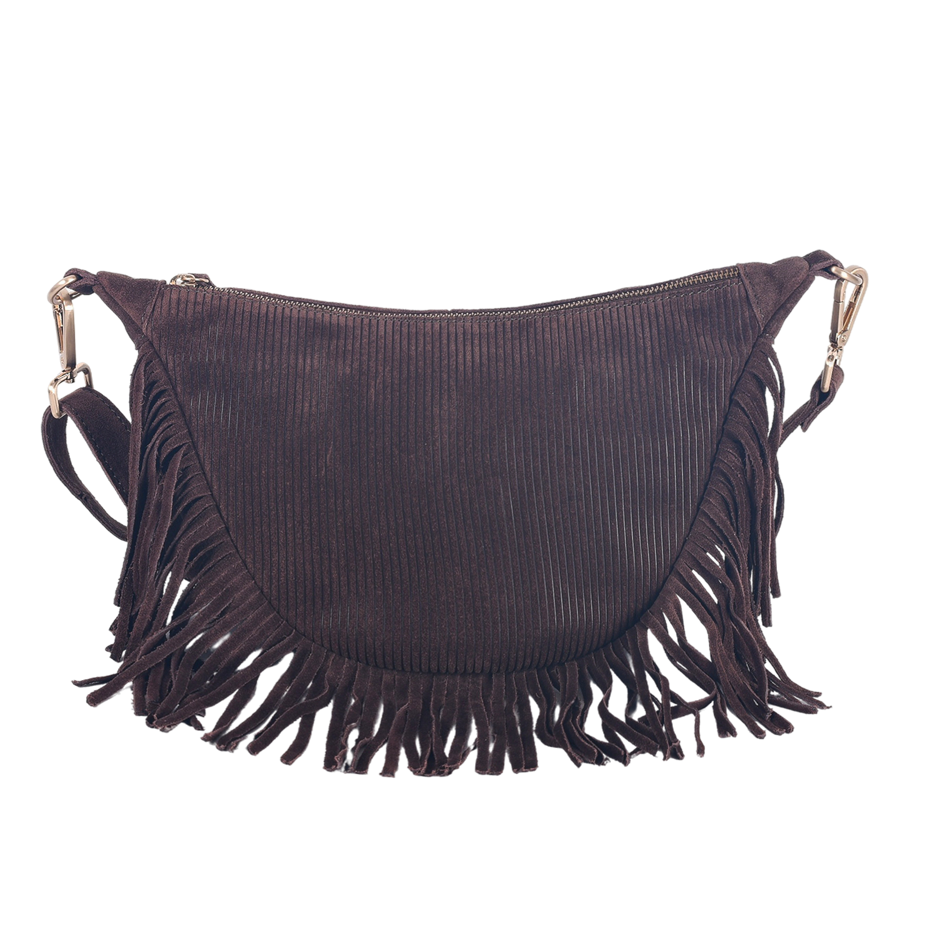 HARBOUR 2nd Handtasche "Winona" Damen Henkeltasche, Hobo mit modischen Fransen