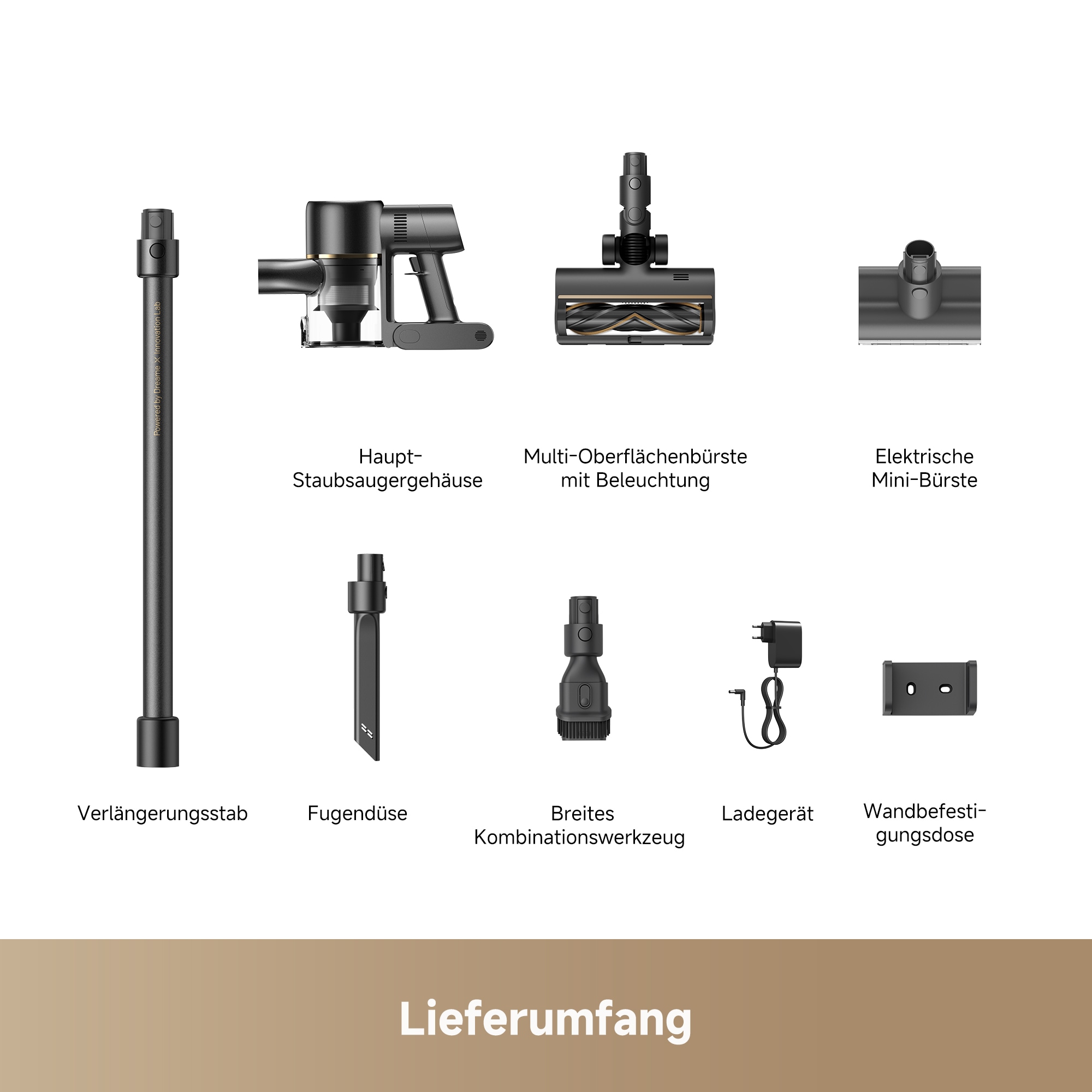 Dreame Akku-Stielstaubsauger »R20 SE« kabellos, bis zu 90 Minuten Akkulaufzeit, mit HEPA-Filter