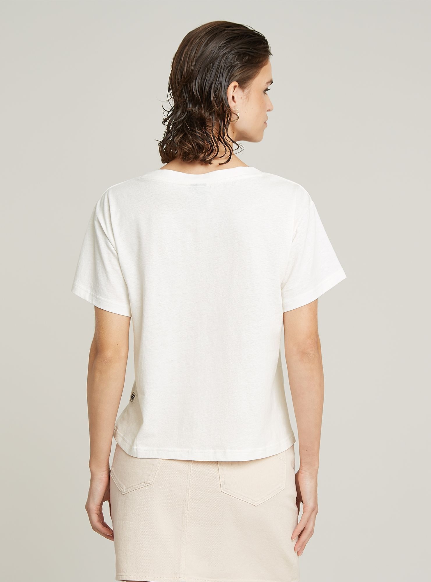 G-STAR T-Shirt "Open V Relaxed Top" günstig online kaufen