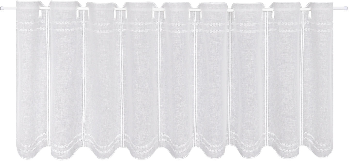 Gerster Scheibengardine "Anika" Durchzuglöcher 1 Stk. tlg. SB-Stickereibist günstig online kaufen