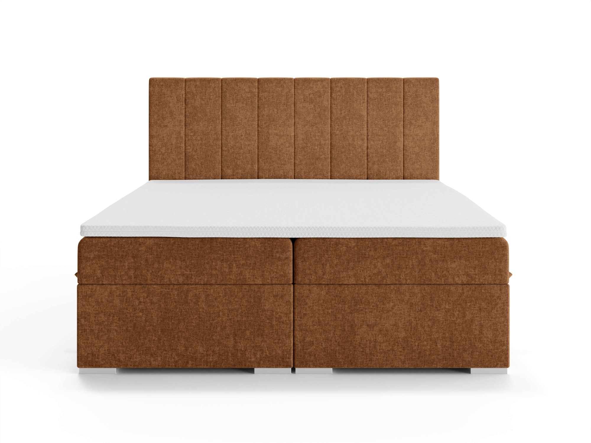 Places of Style Polsterbett »Ginoro mit Matratze und Topper, in 3 Breiten (140, 160 und 180 cm)«, Boxspringbett mit Kopfteil, Bettkasten, Matratze (BFK/TFK) und Topper
