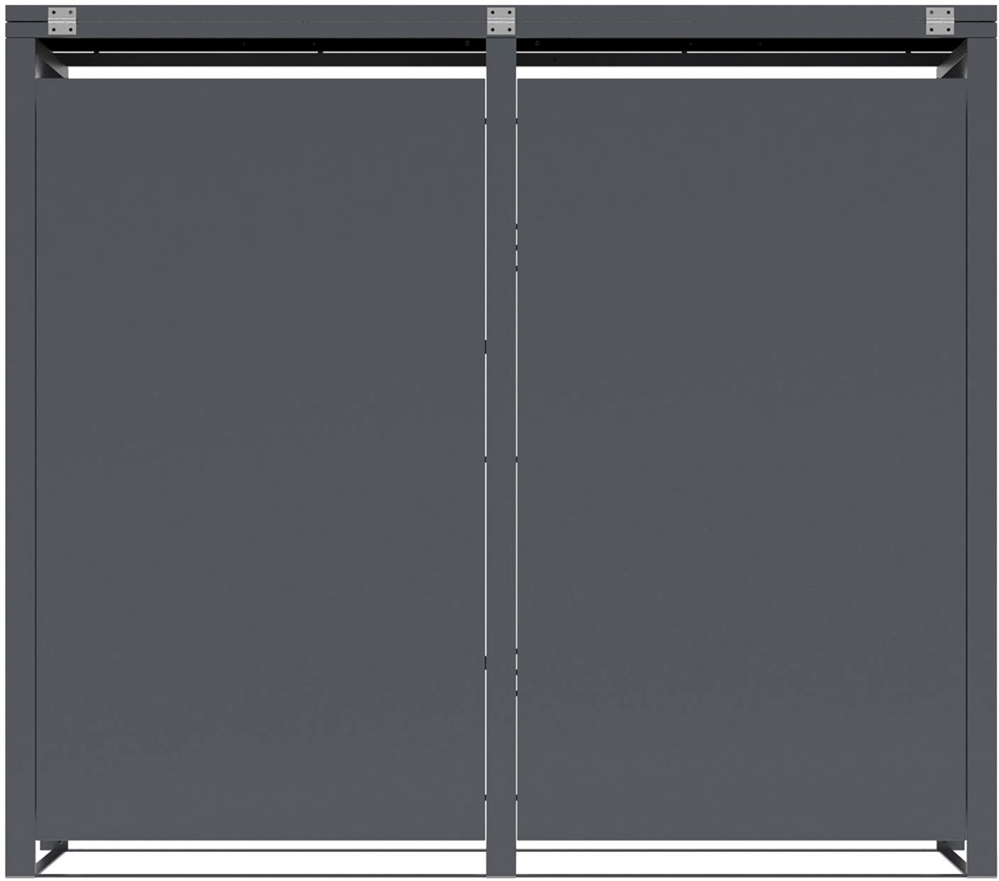 WESTMANN Mülltonnenbox »Tonus 2« BxTxH: 132x80x113 cm, für 2x240 L Mülltonnen