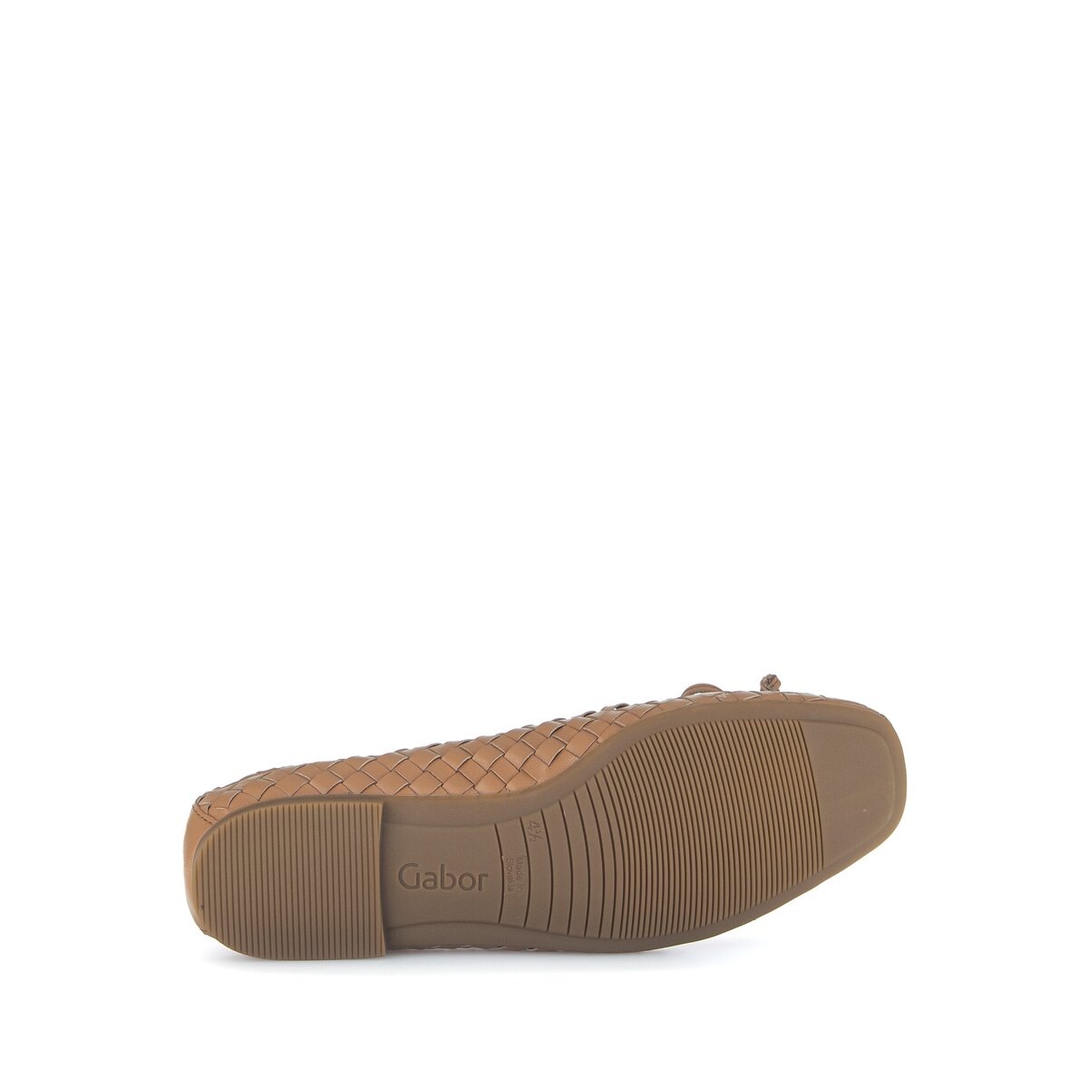 Ballerina GABOR "Eleganter Ballerina", Damen, Gr. 37,5, braun, Schuhe Ballerina 6