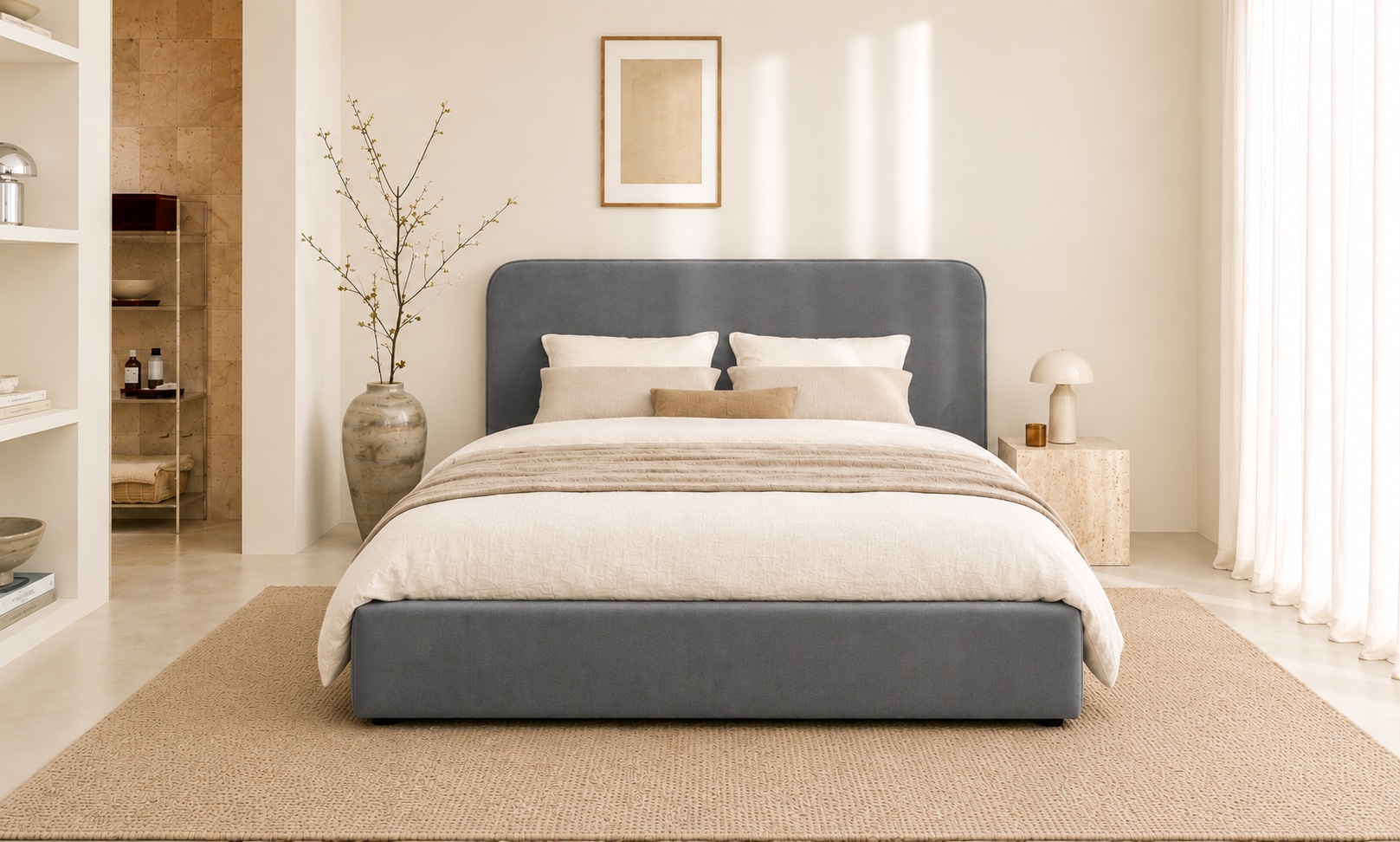 LeGer Home by Lena Gercke Polsterbett "ELIRA mit/ohne Bettkasten, mit/ohne Matratze, Breite 120/140/160/180cm" Bonnell-/Taschenfederkernmatratze (H2, H3, H4), mit/ohne Lattenrost