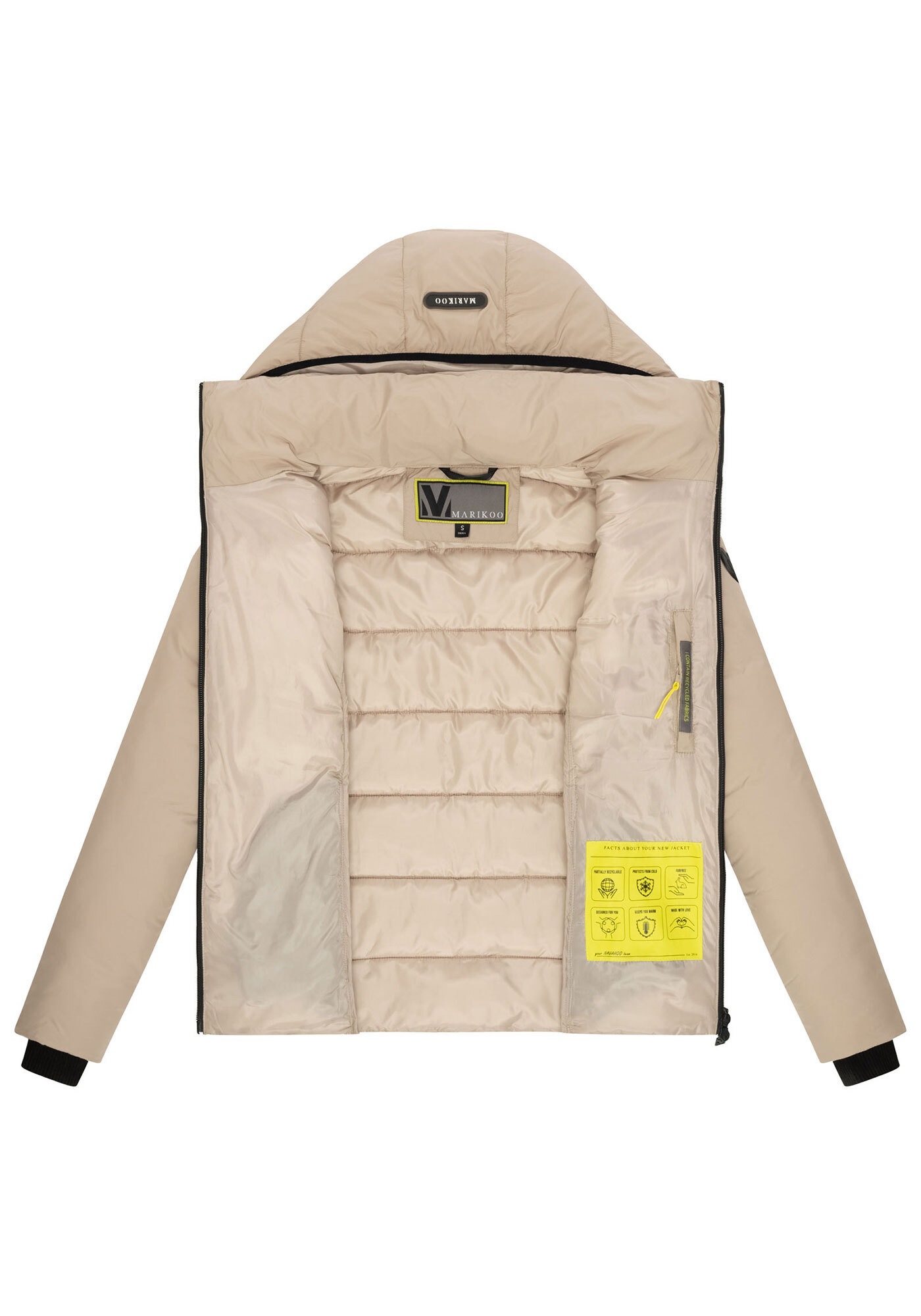 Marikoo Steppjacke »Radaa«, Mit Hohem und gefüttertem Kragen