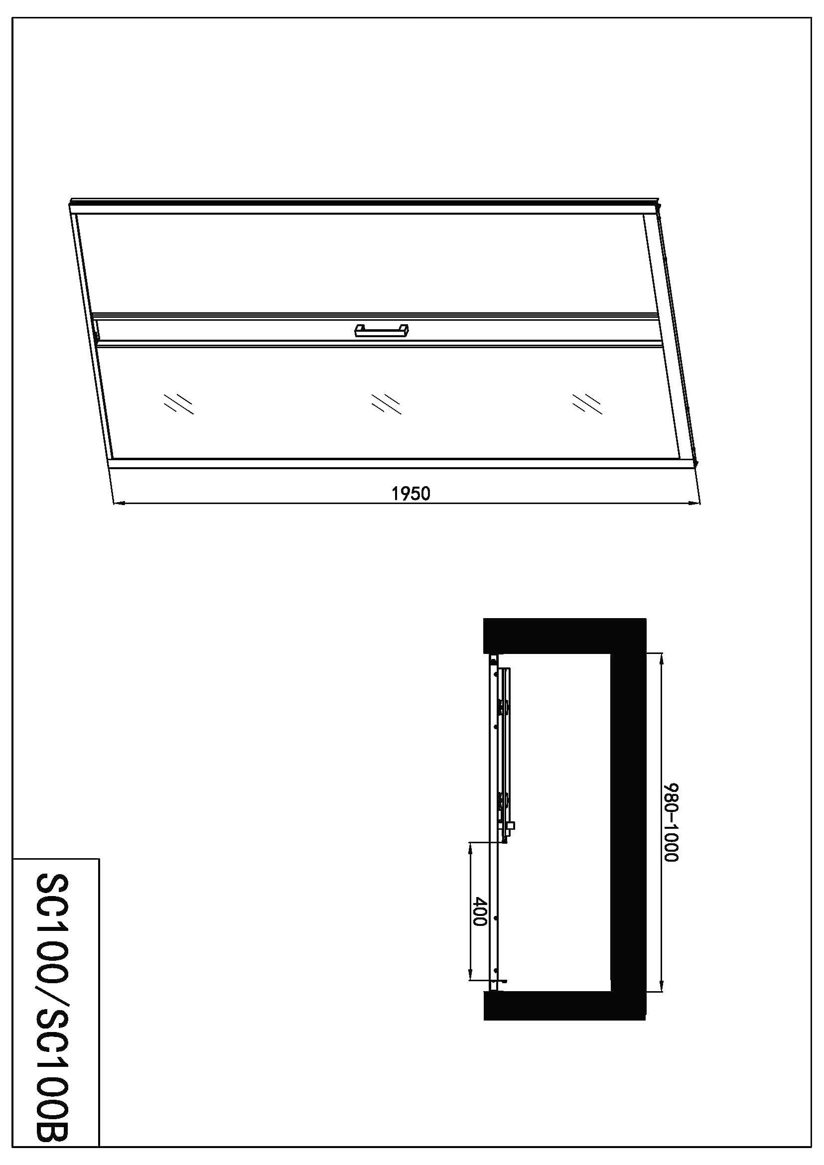 Sanotechnik Dusch-Schiebetür »Elite Black«, 98-102 cm Breite, Soft Close Patentiert