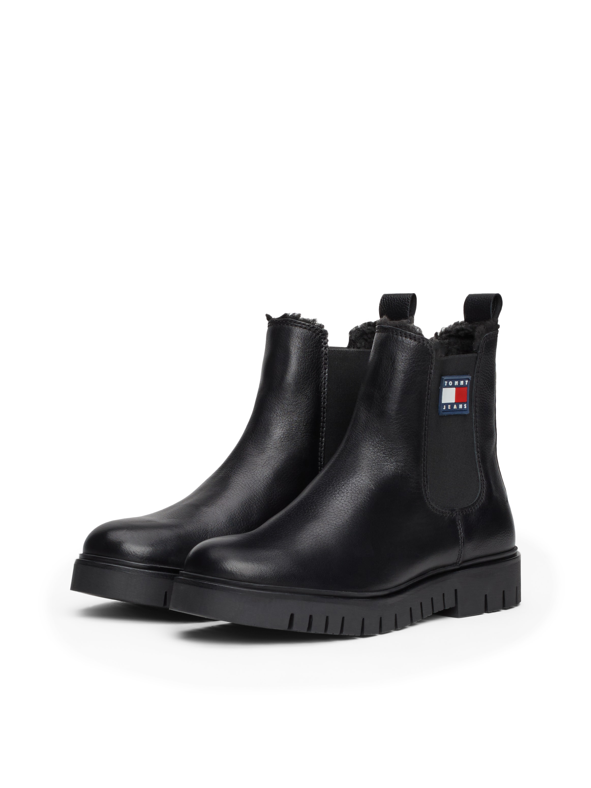 Tommy Jeans Winterboots "TJW CHELSEA BOOT WL", Blockabsatz, Plateau, Chelse günstig online kaufen