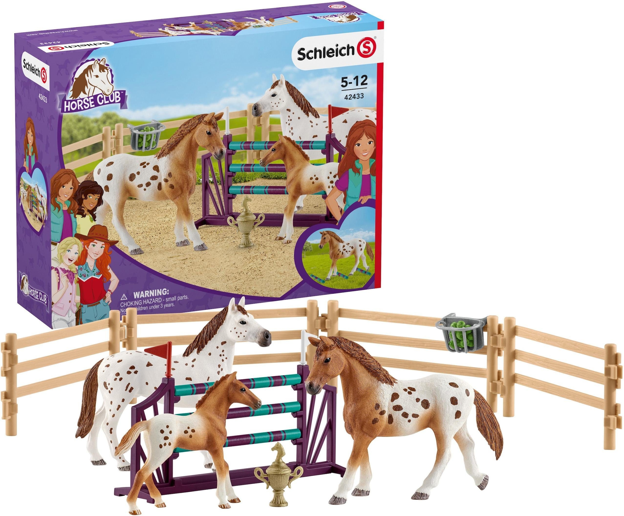 Schleich® Spielwelt »HORSE CLUB, Lisas Turnier-Training (42433)«, Made in Europe