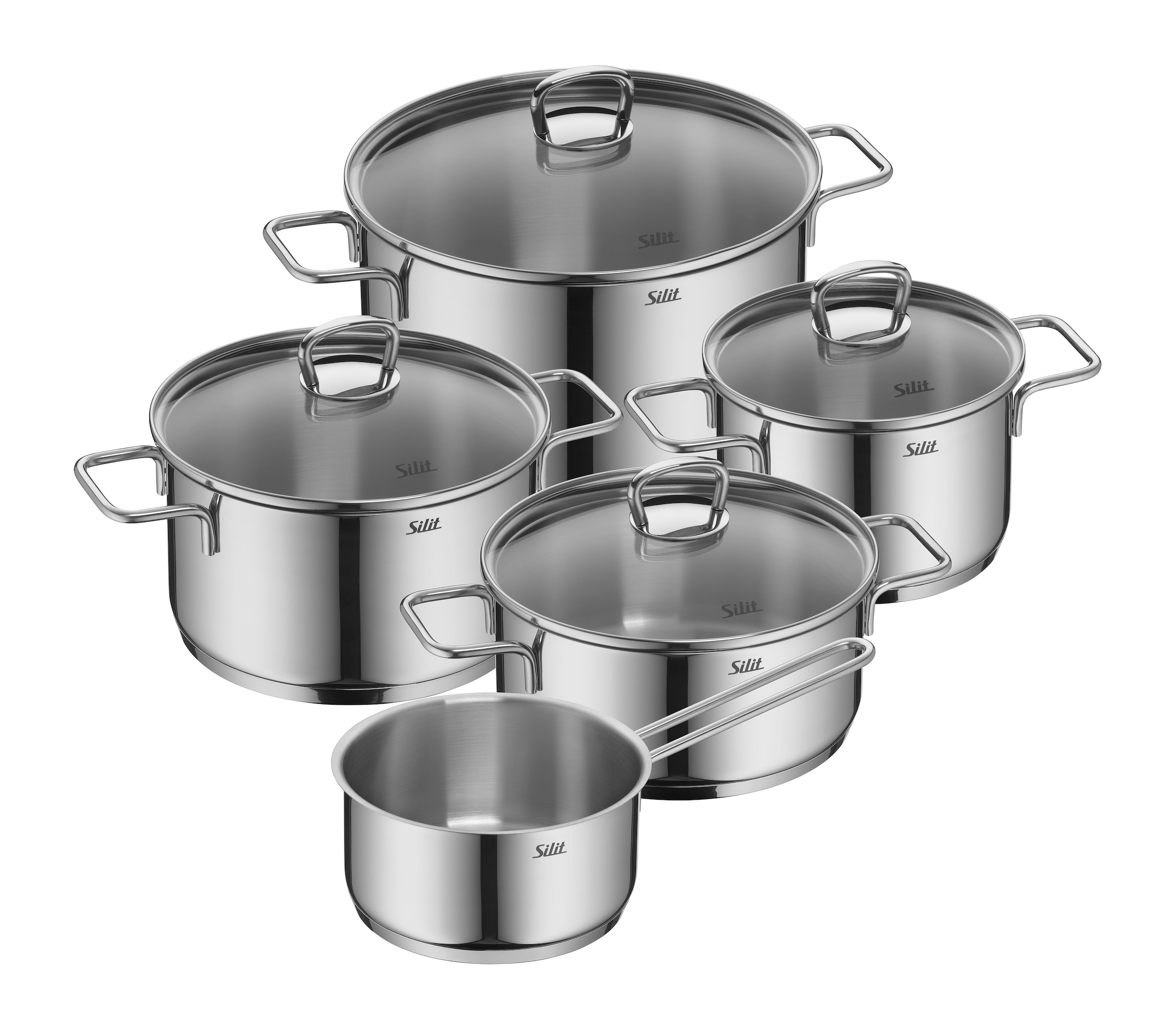 Silit Topf-Set "Alicante" Set, 9 Stk. tlg. Edelstahl 18/10 günstig online kaufen