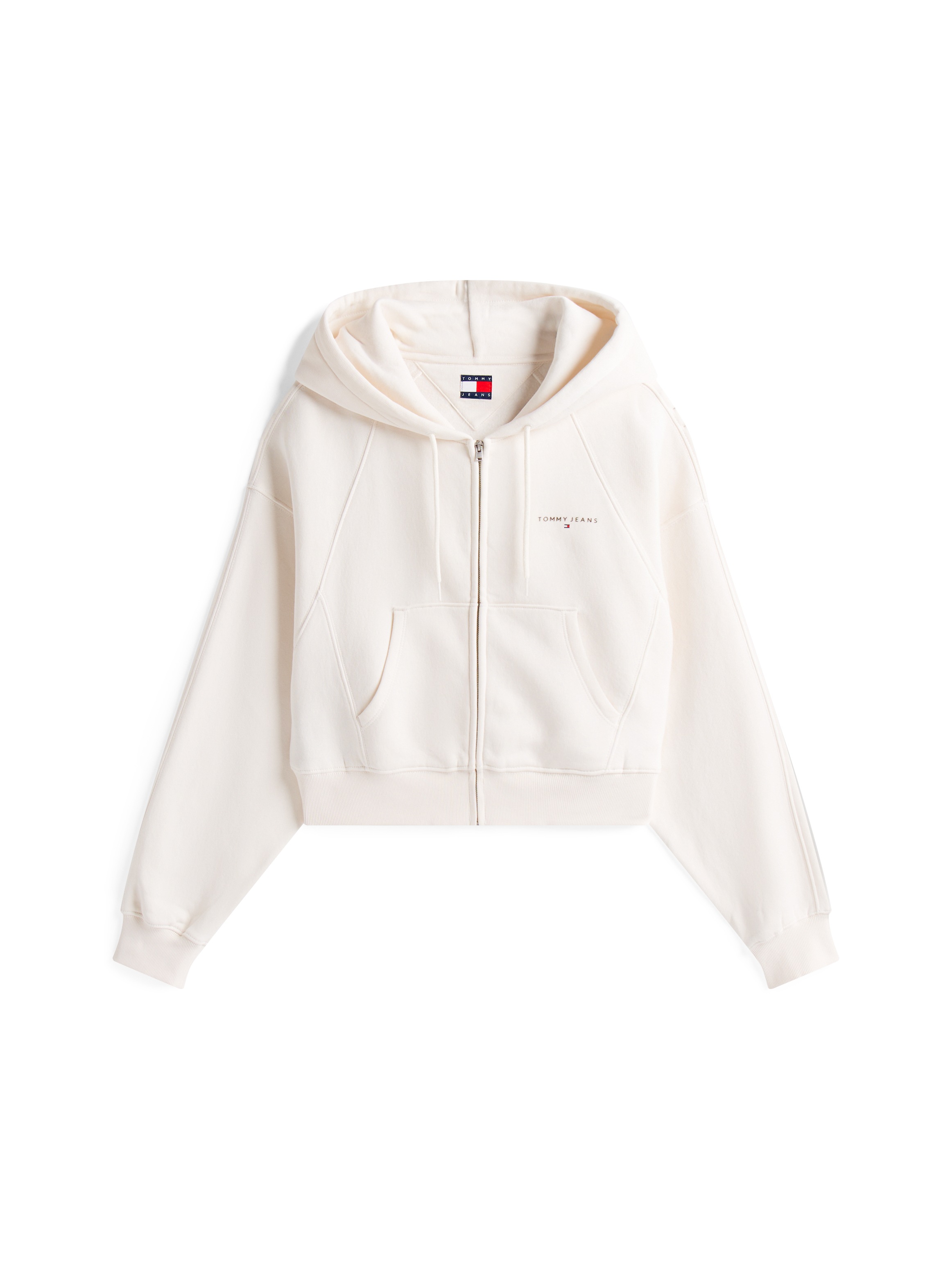 Thumbnail - Tommy Jeans Kapuzensweatjacke "TJW BXY CRP LINEAR ZIP THRU EXT"