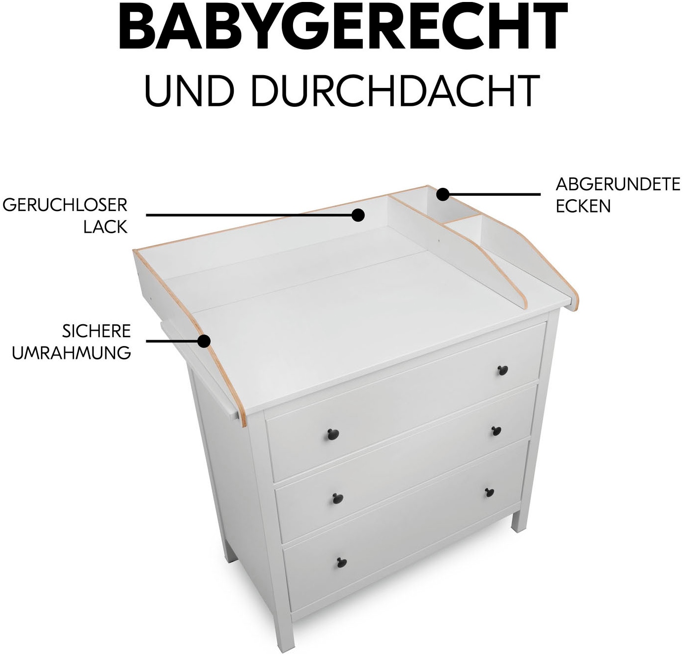 Hauck Wickelaufsatz »Combine N Change« FSC® - schützt Wald