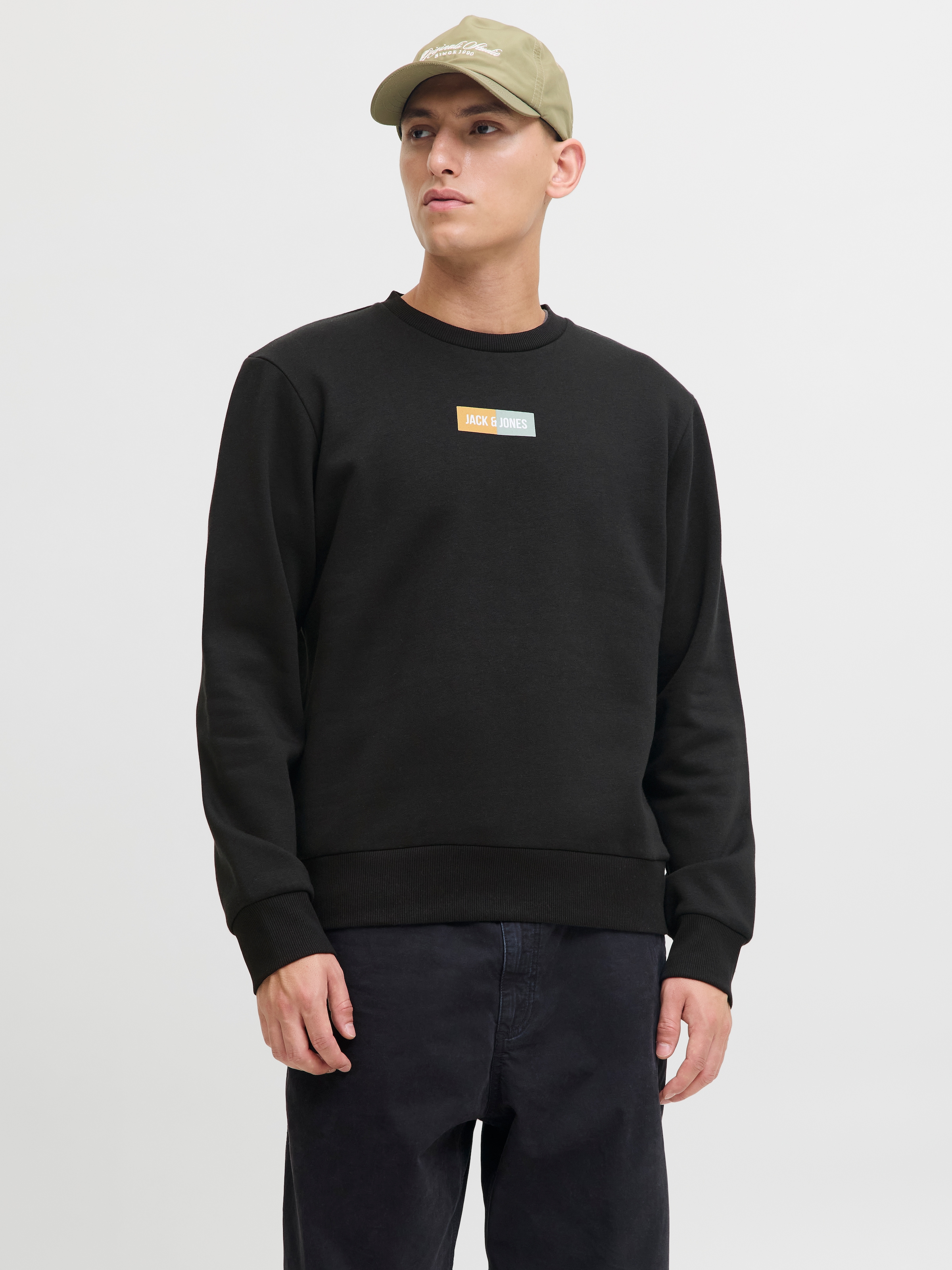 Jack & Jones Sweater "JJPAN SWEAT CREW NECK" günstig online kaufen
