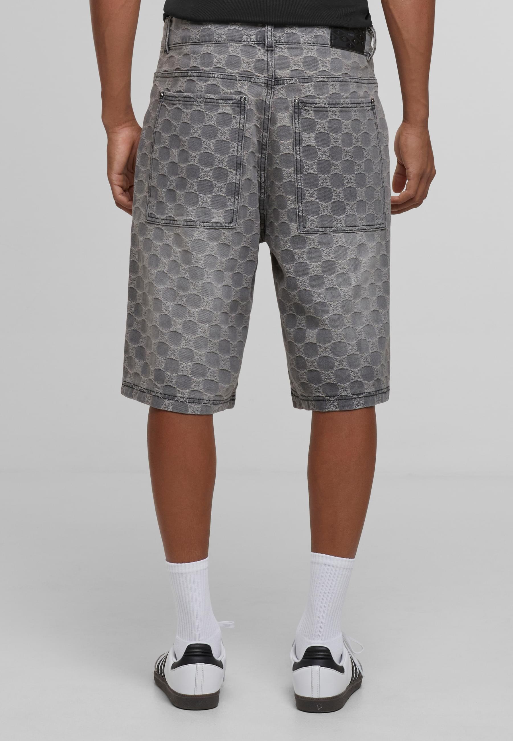 PEQUS Cargoshorts »PEQUS PEQUS Aether Monogram Denim Jorts«, (1 tlg.)